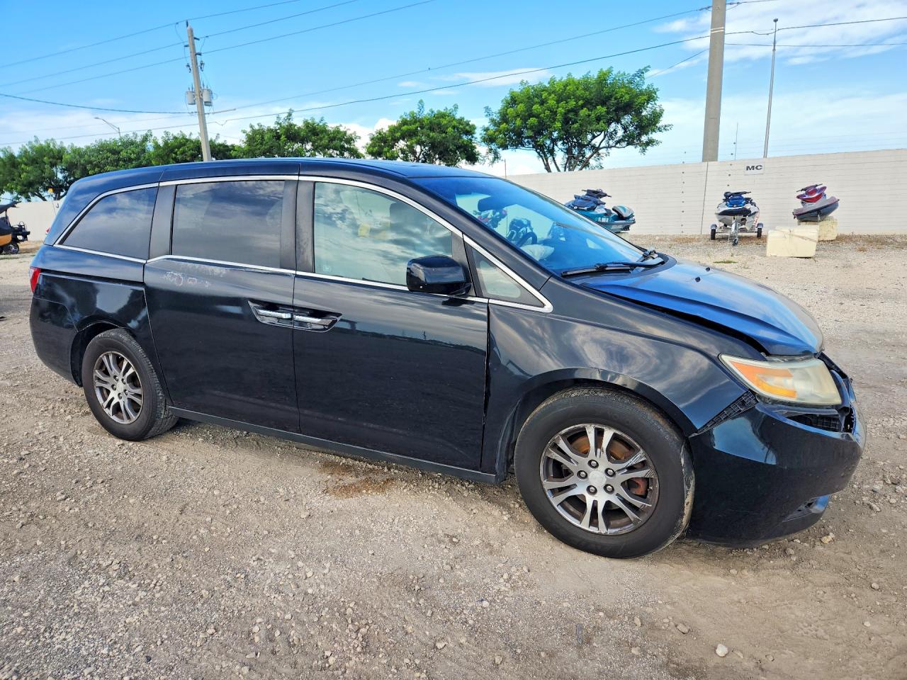 2012 Honda Odyssey Exl Black vin: 5FNRL5H6XCB006043