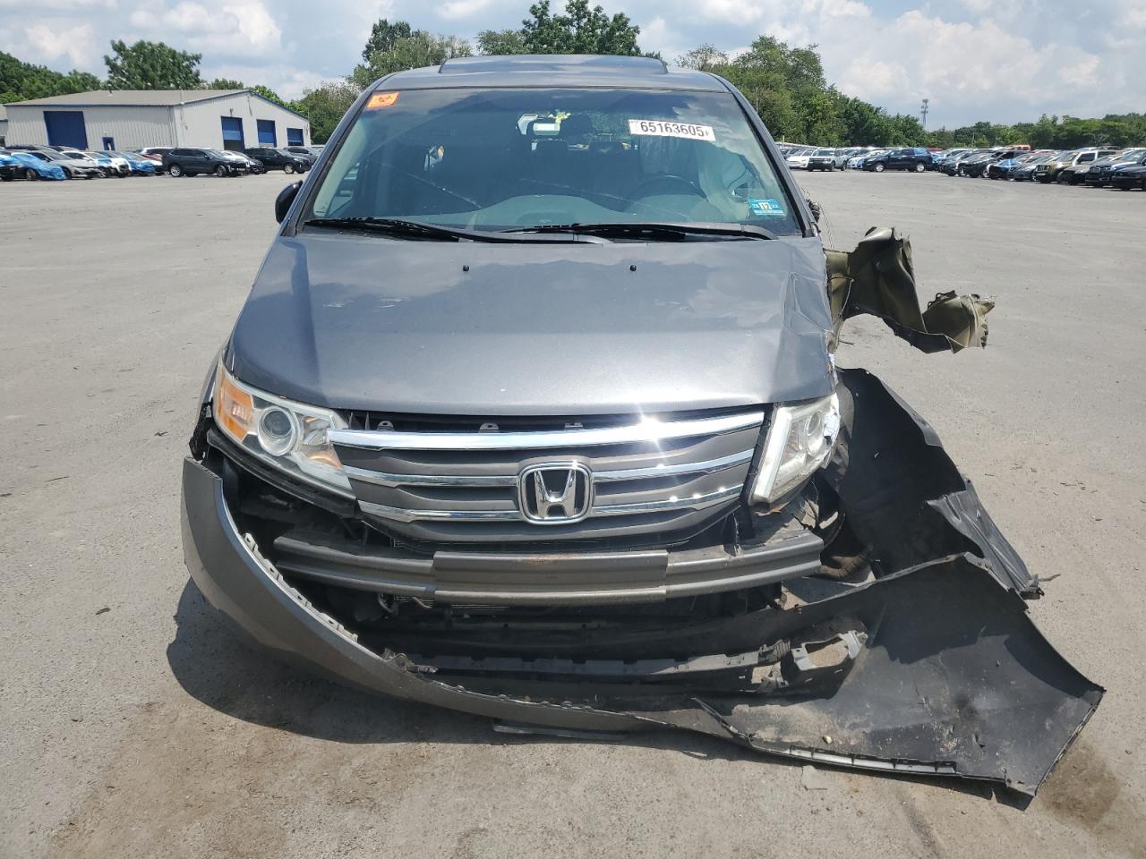 2012 Honda Odyssey Exl Gray vin: 5FNRL5H6XCB007614
