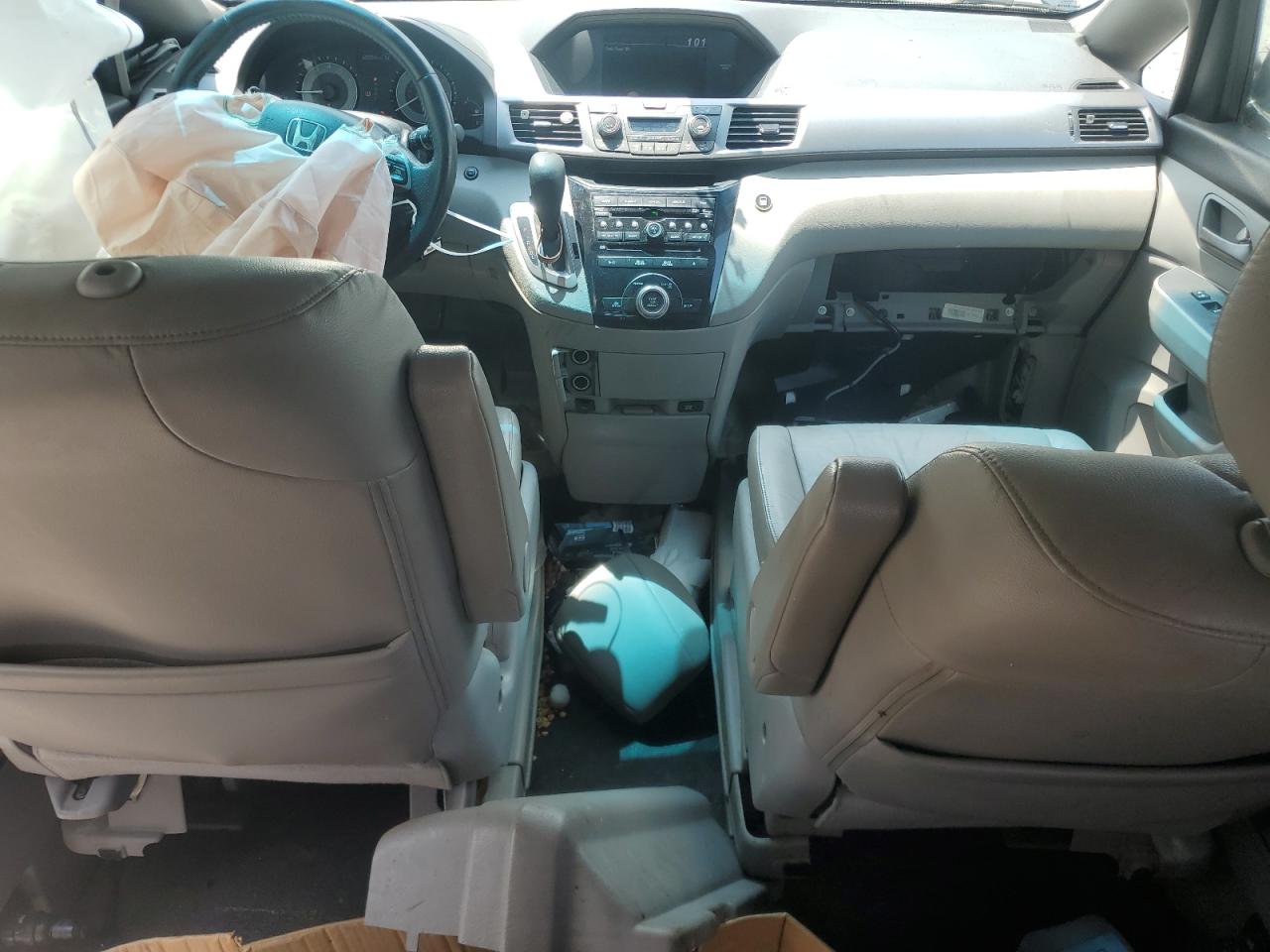 2012 Honda Odyssey Exl Gray vin: 5FNRL5H6XCB007614