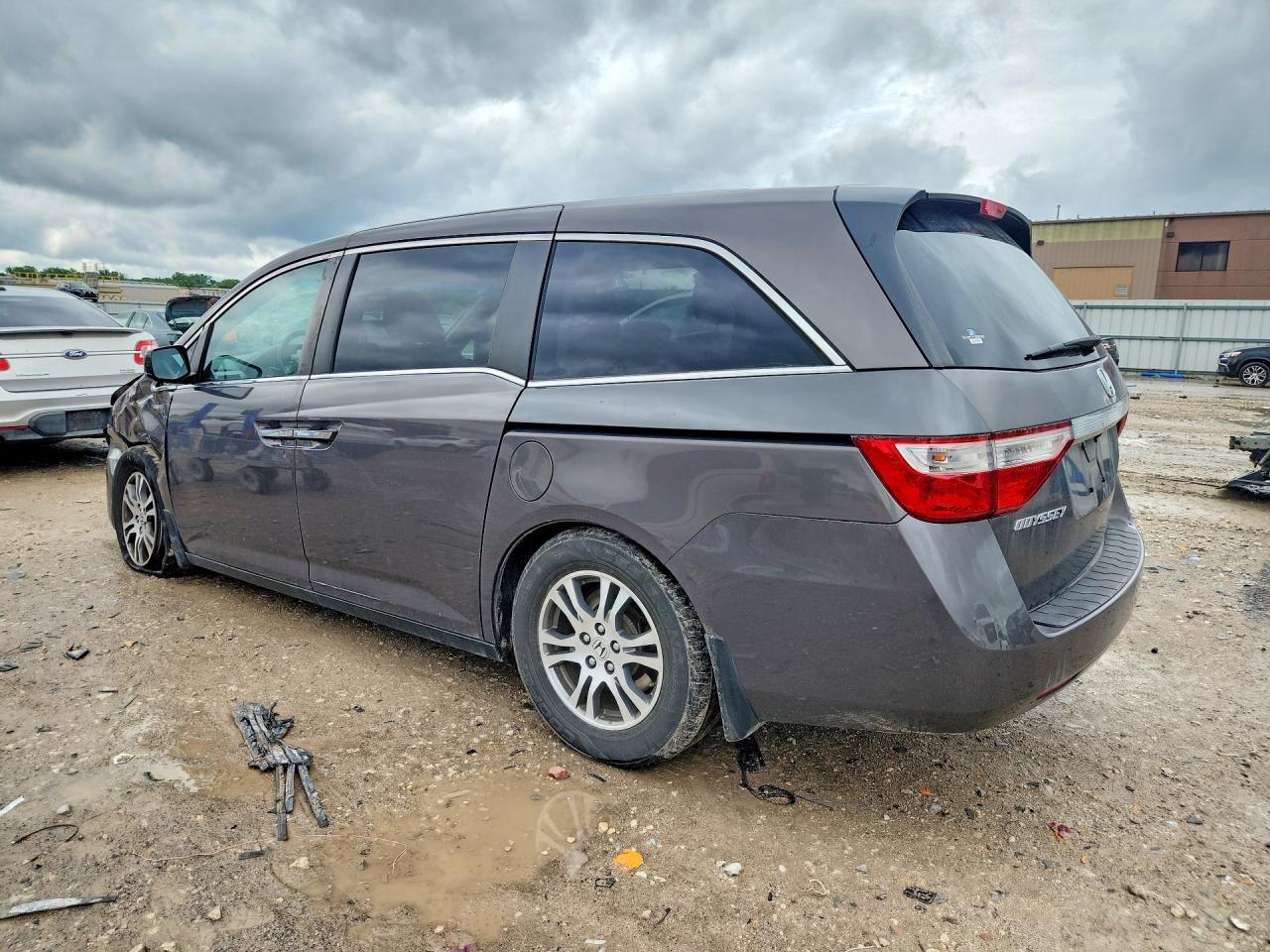 2012 Honda Odyssey Exl Gray vin: 5FNRL5H6XCB019424