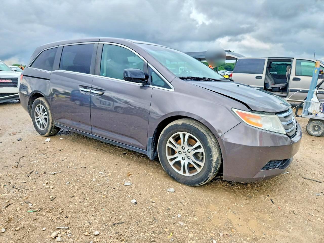 2012 Honda Odyssey Exl Gray vin: 5FNRL5H6XCB019424