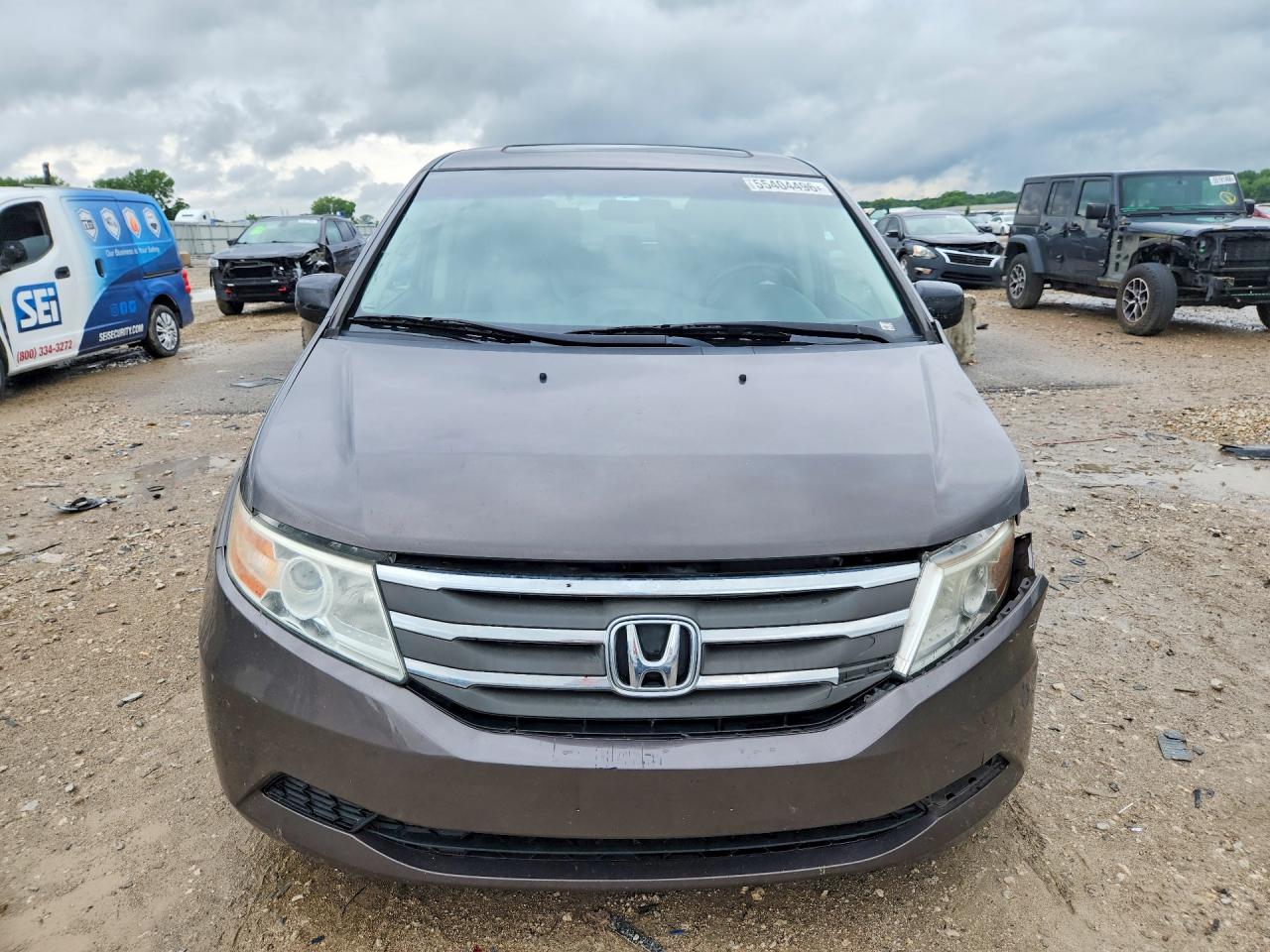 2012 Honda Odyssey Exl Gray vin: 5FNRL5H6XCB019424