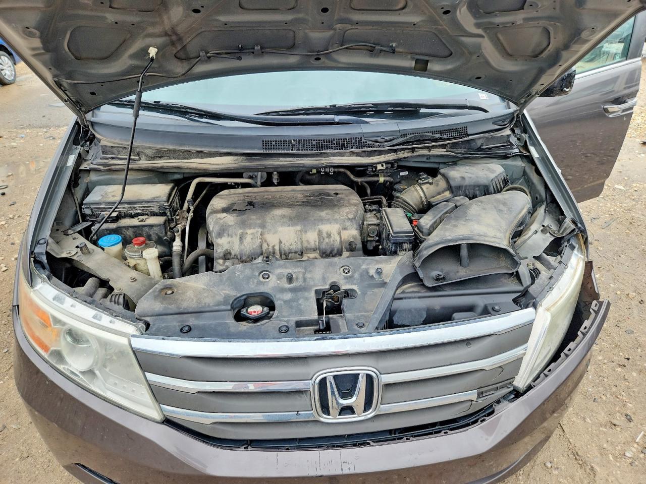 2012 Honda Odyssey Exl Gray vin: 5FNRL5H6XCB019424