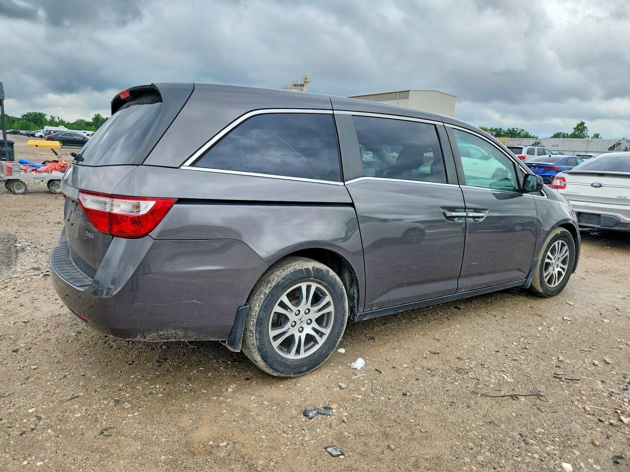 2012 Honda Odyssey Exl Gray vin: 5FNRL5H6XCB019424