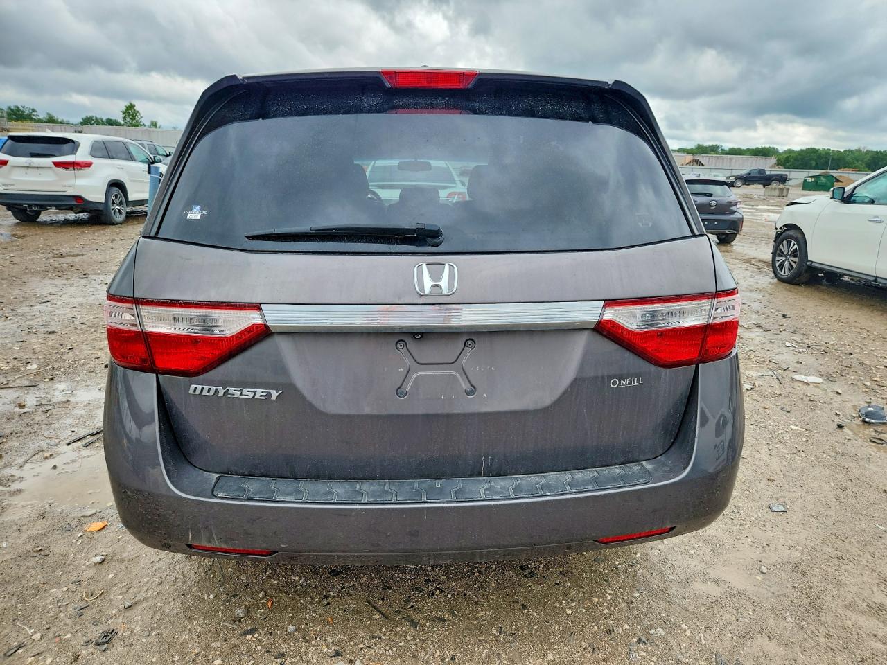 2012 Honda Odyssey Exl Gray vin: 5FNRL5H6XCB019424
