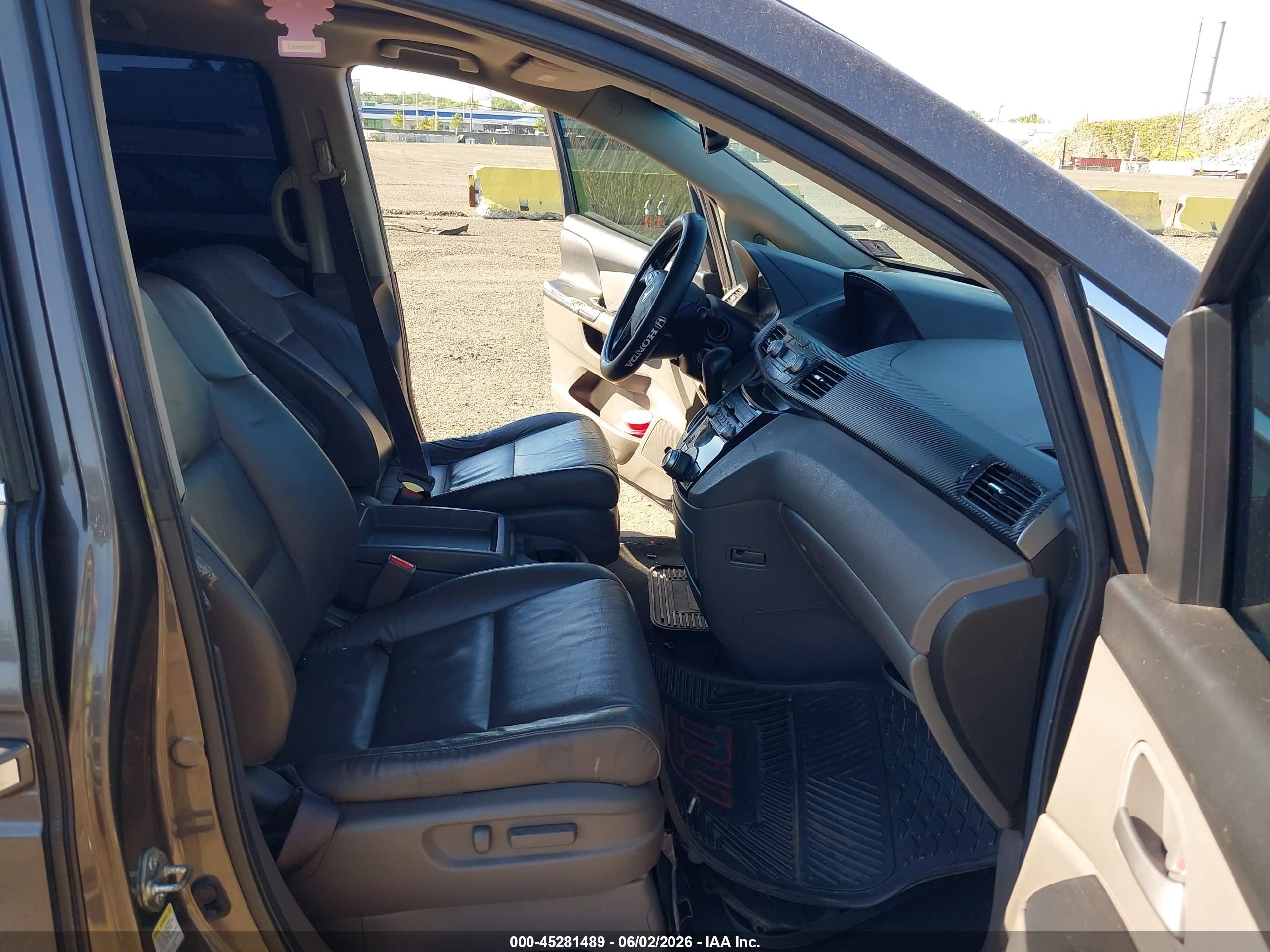 2012 Honda Odyssey Ex-l Серый vin: 5FNRL5H6XCB025515