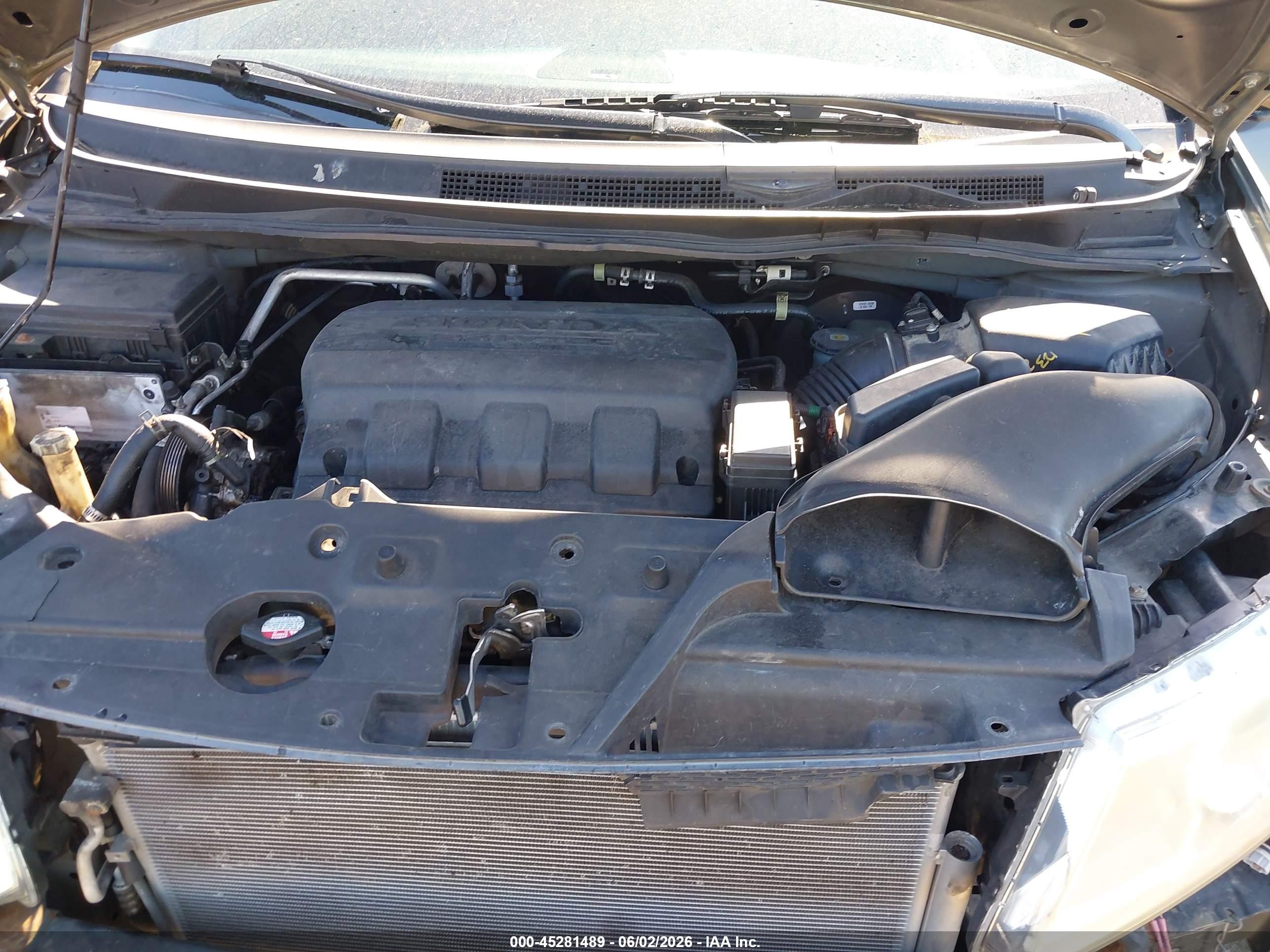 2012 Honda Odyssey Ex-l Серый vin: 5FNRL5H6XCB025515
