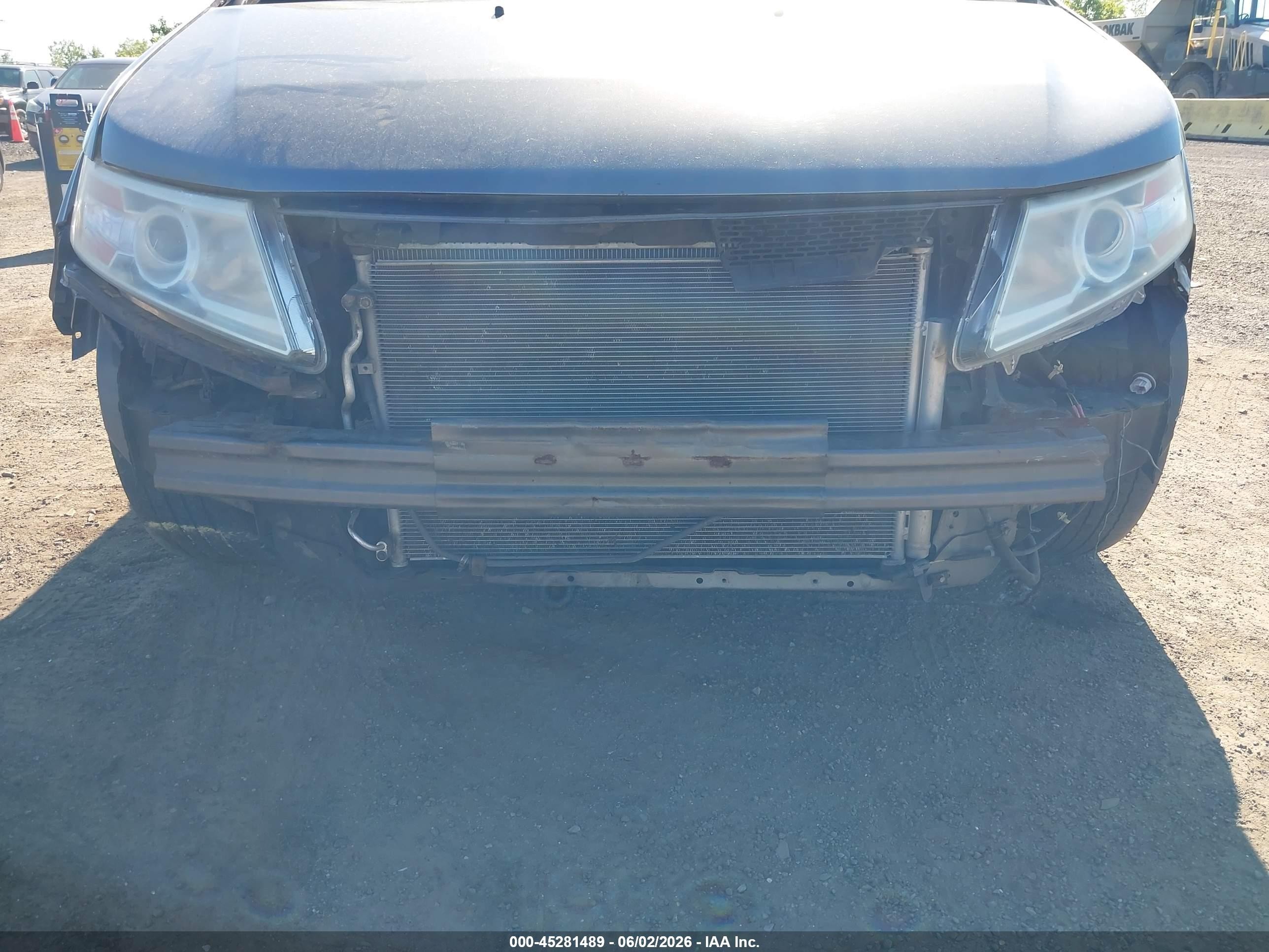 2012 Honda Odyssey Ex-l Серый vin: 5FNRL5H6XCB025515
