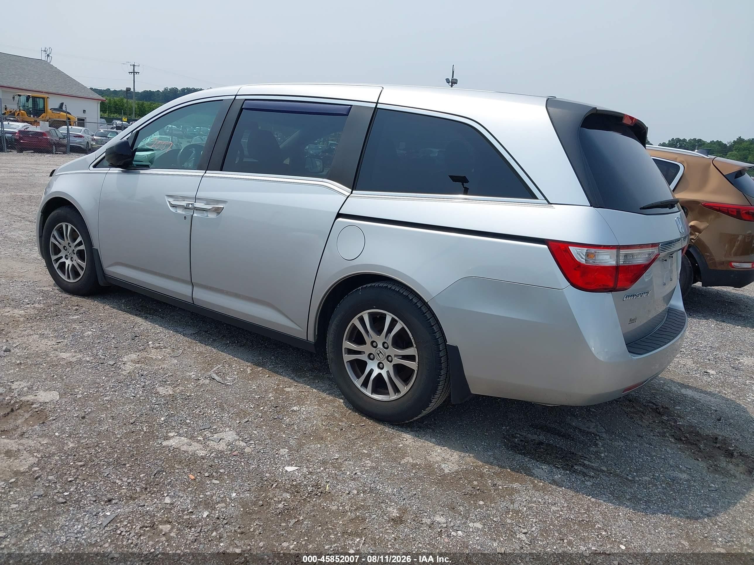 2012 Honda Odyssey Ex-l Silver vin: 5FNRL5H6XCB053766