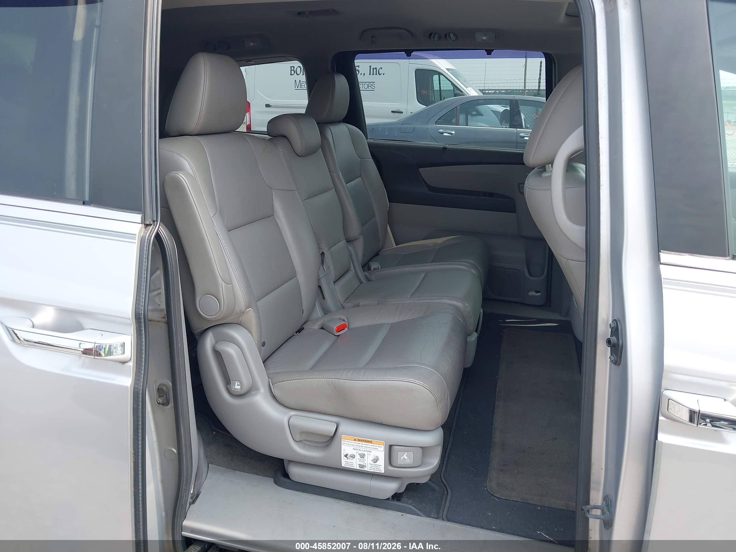 2012 Honda Odyssey Ex-l Silver vin: 5FNRL5H6XCB053766