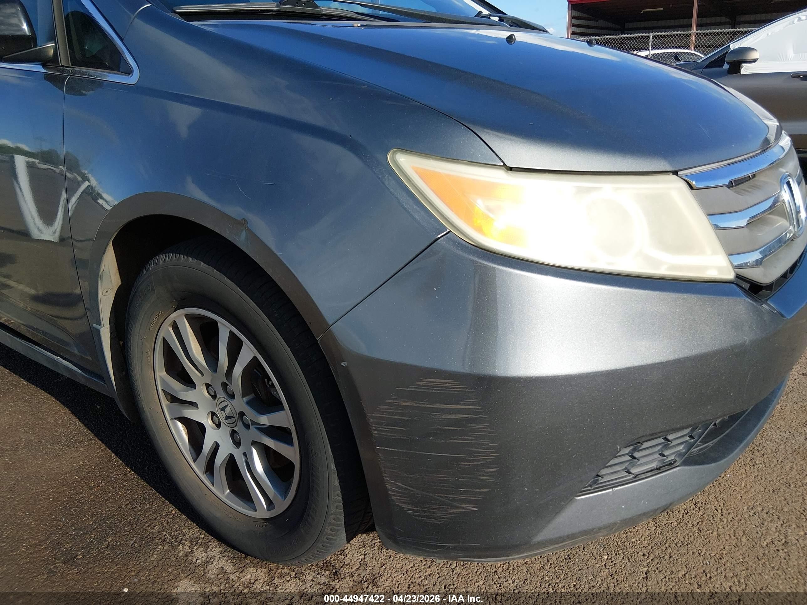 2012 Honda Odyssey Ex-l Серый vin: 5FNRL5H6XCB063133
