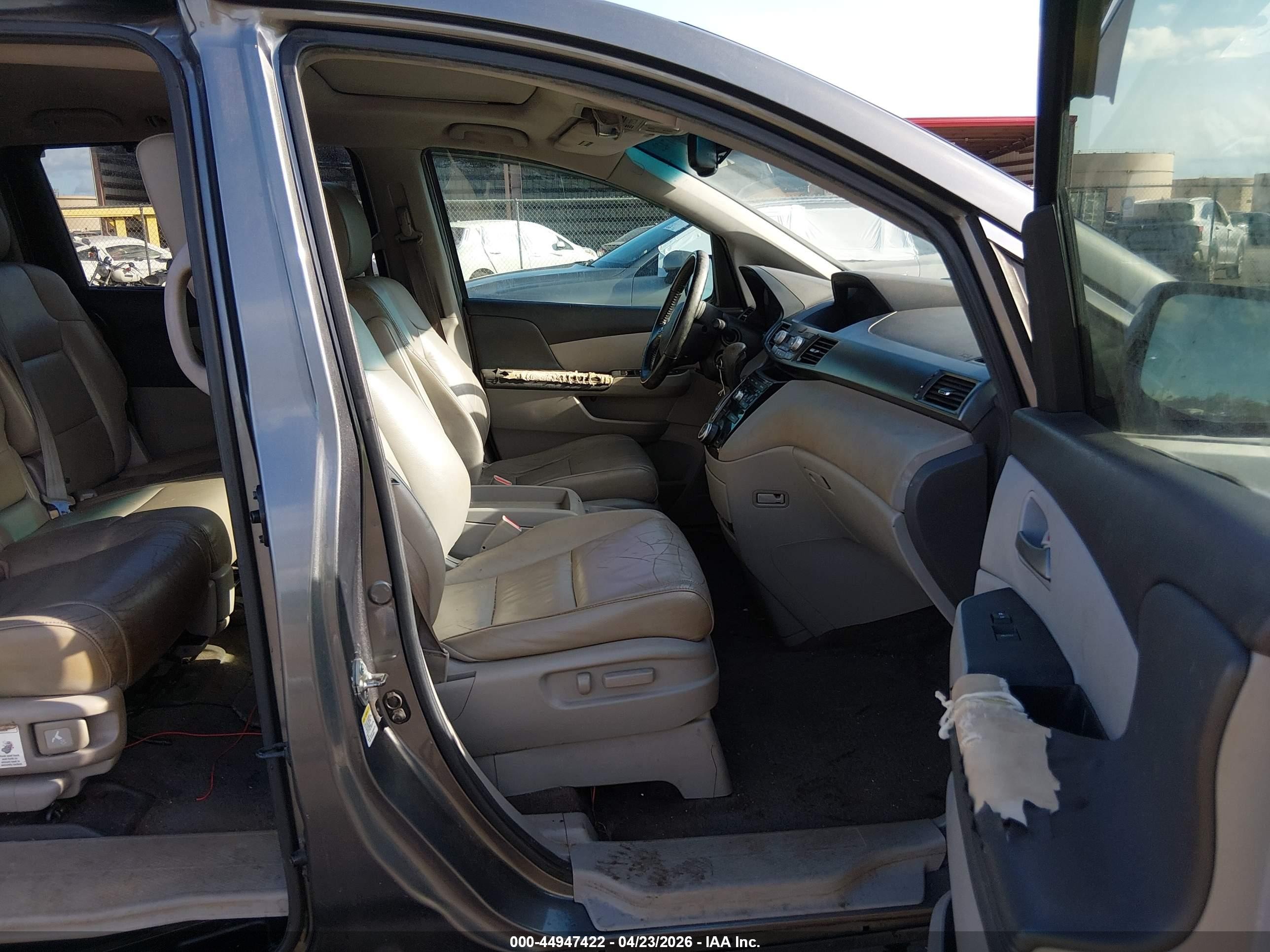 2012 Honda Odyssey Ex-l Серый vin: 5FNRL5H6XCB063133