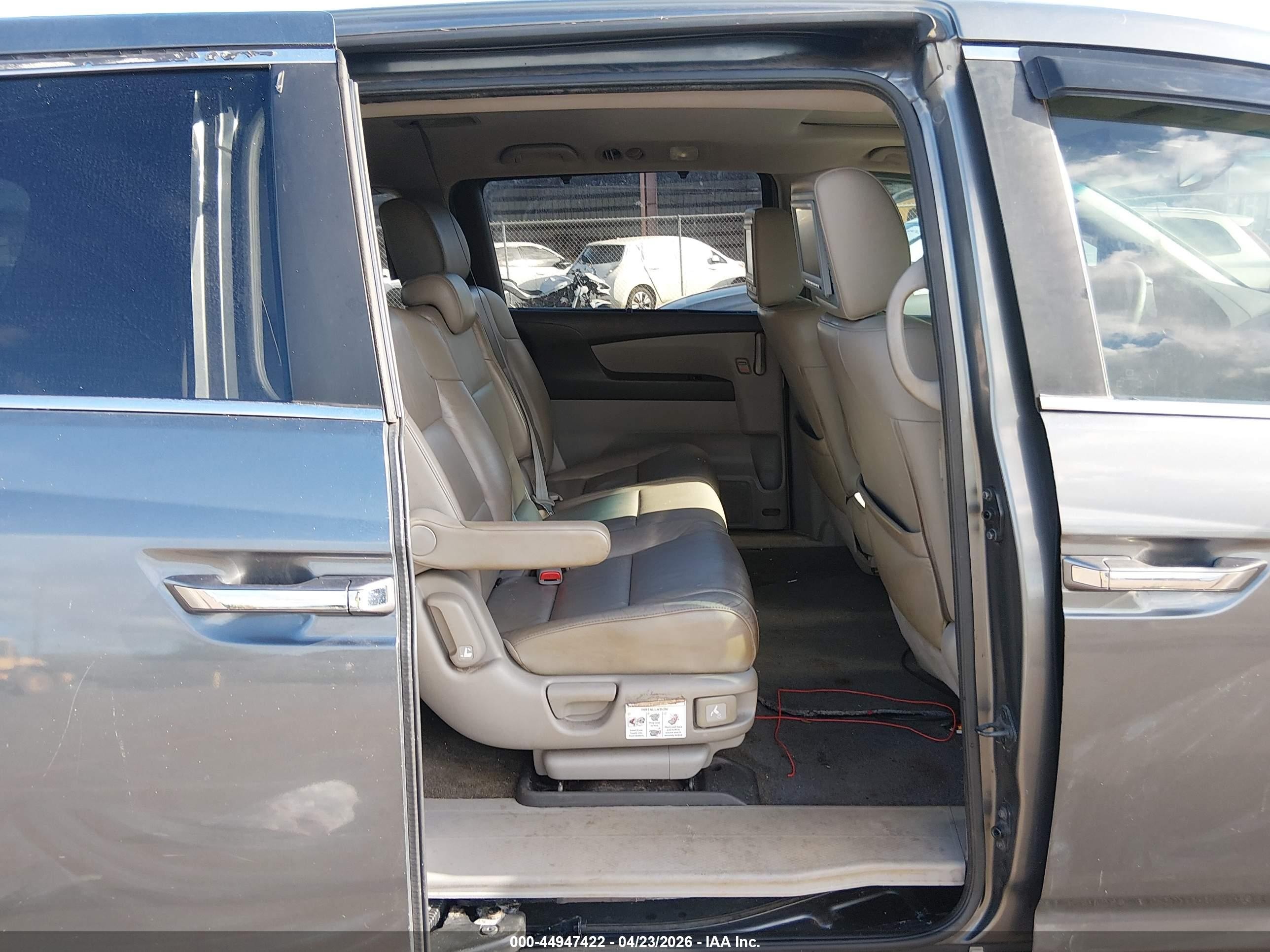 2012 Honda Odyssey Ex-l Серый vin: 5FNRL5H6XCB063133
