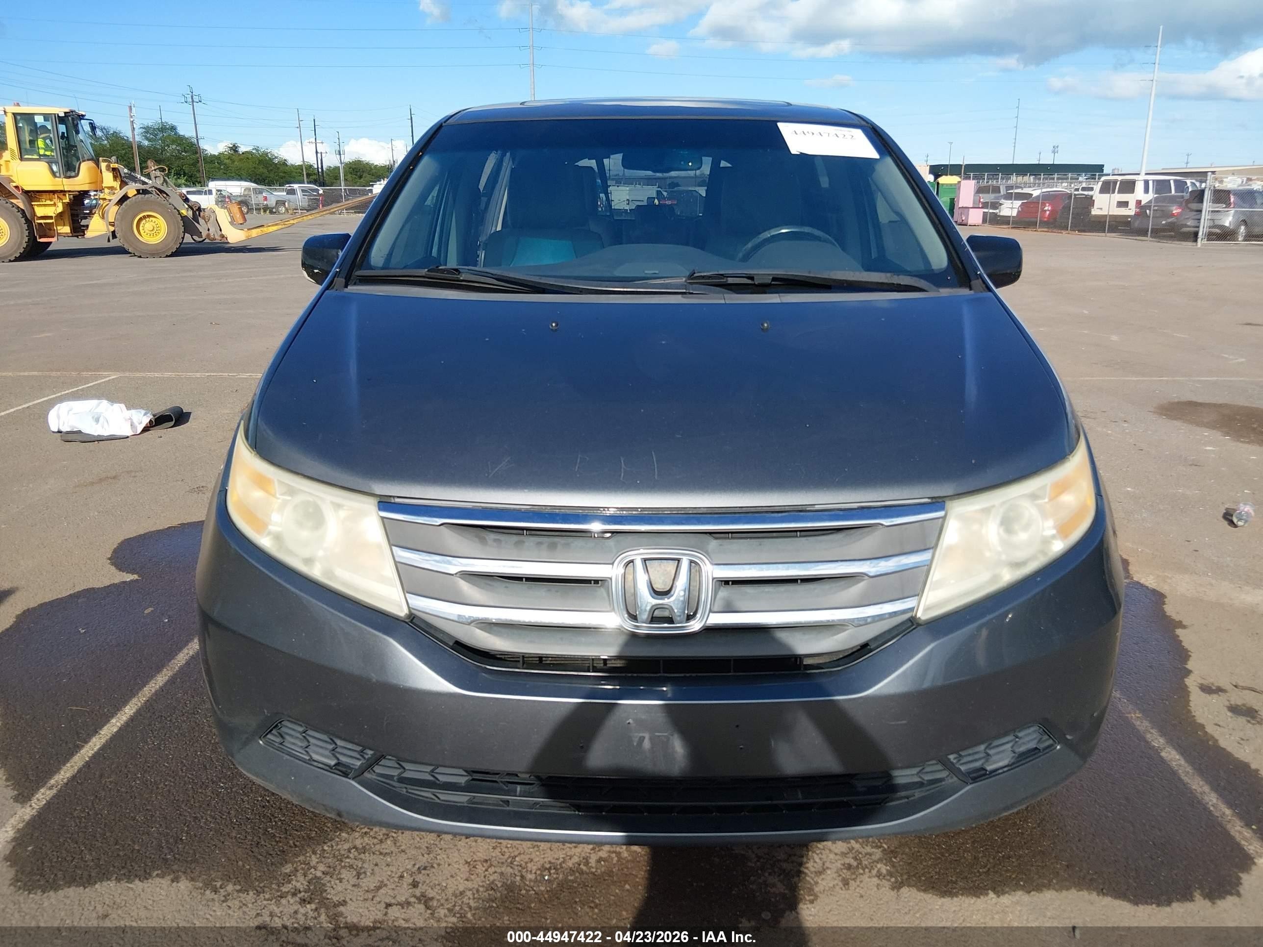 2012 Honda Odyssey Ex-l Серый vin: 5FNRL5H6XCB063133