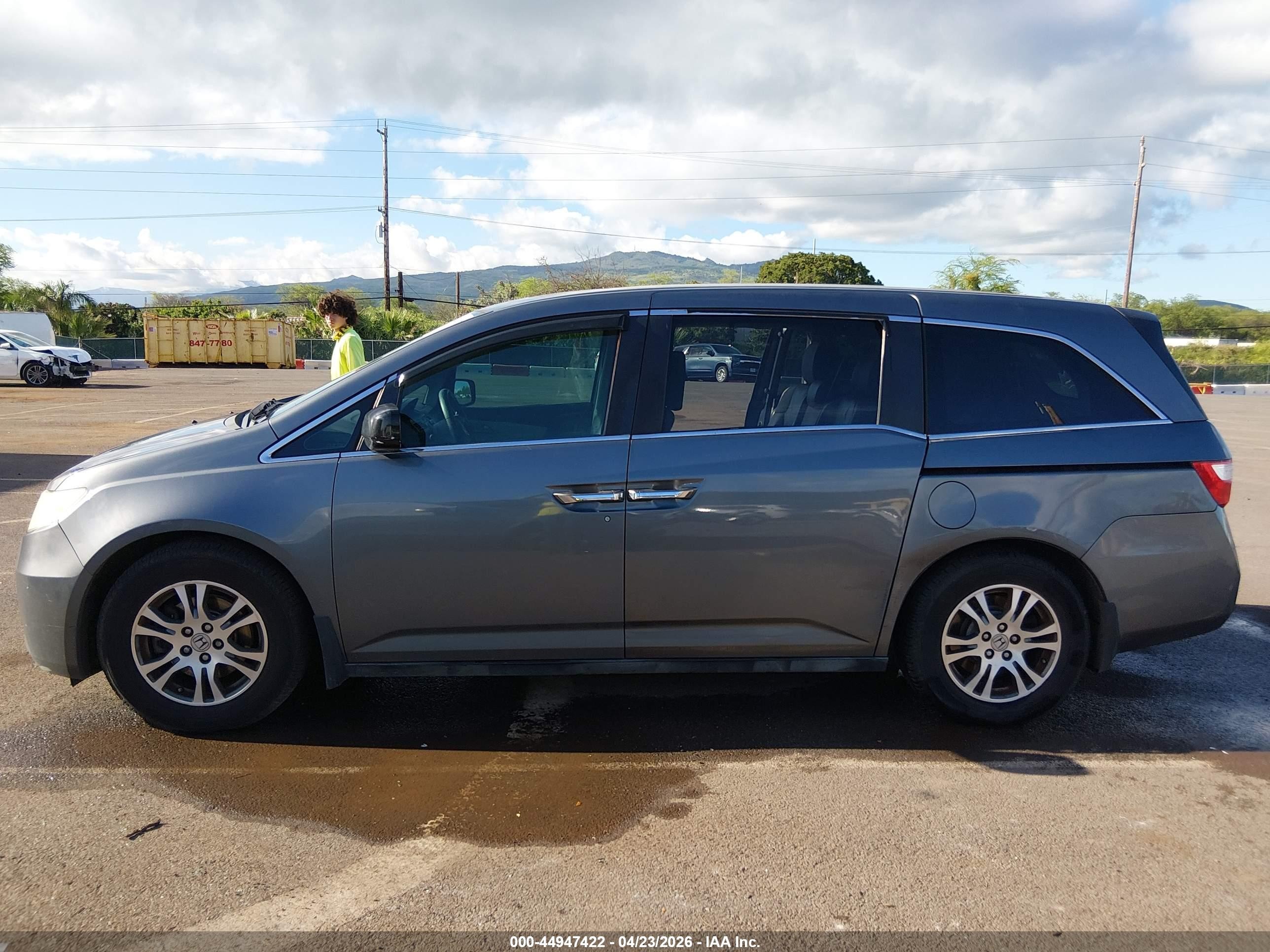 2012 Honda Odyssey Ex-l Серый vin: 5FNRL5H6XCB063133