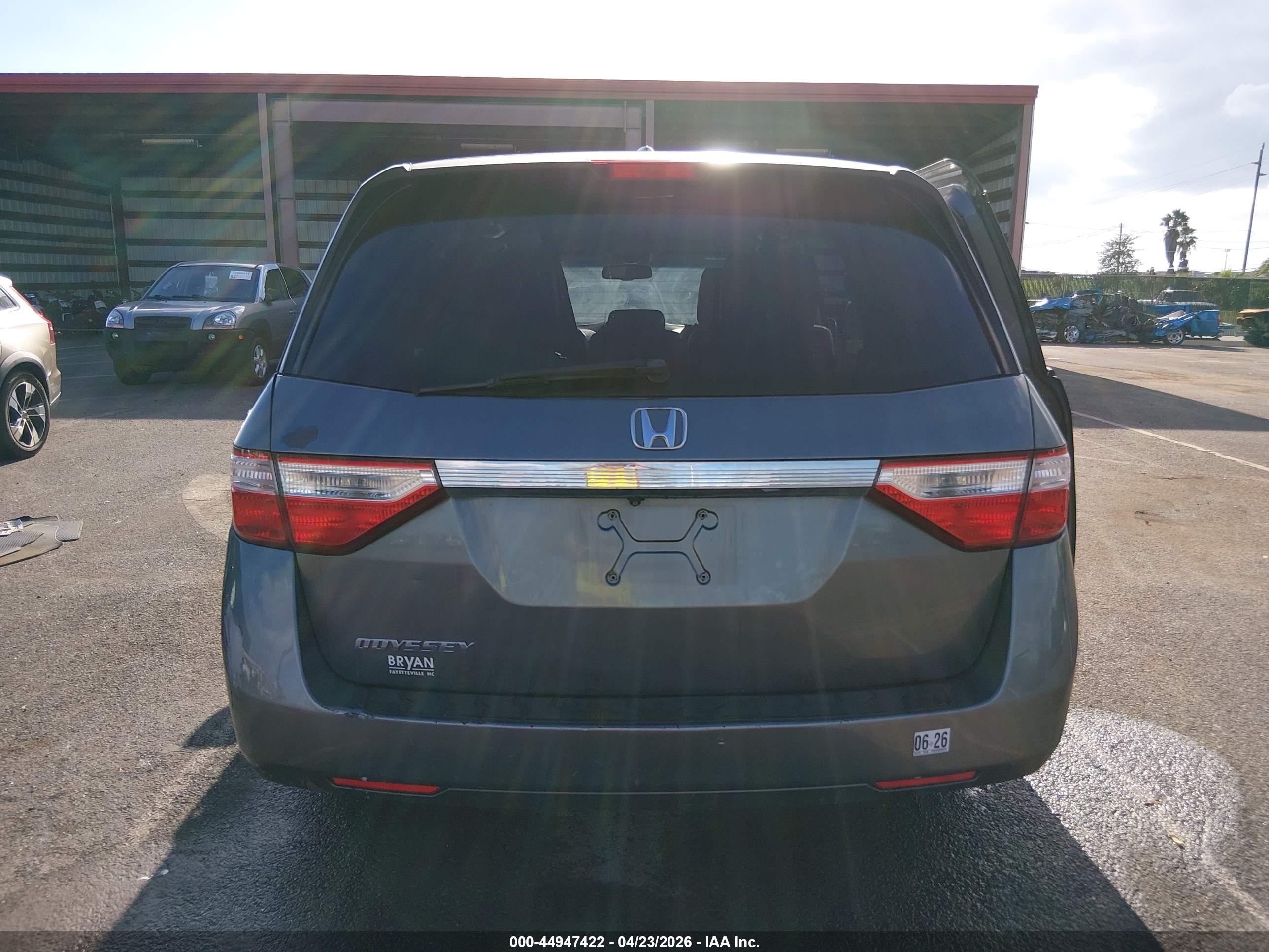 2012 Honda Odyssey Ex-l Серый vin: 5FNRL5H6XCB063133