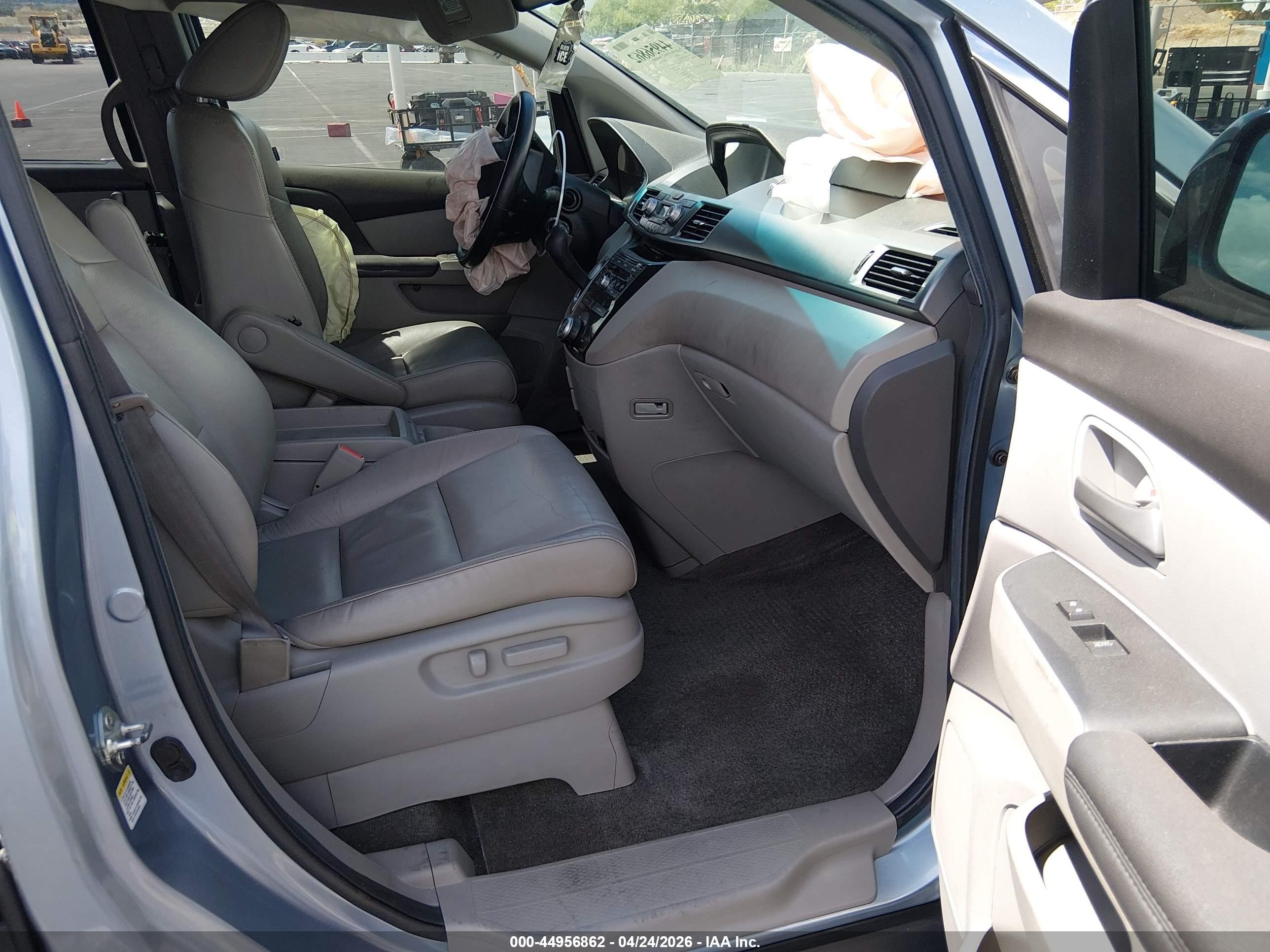 2012 Honda Odyssey Ex-l Blue vin: 5FNRL5H6XCB075511