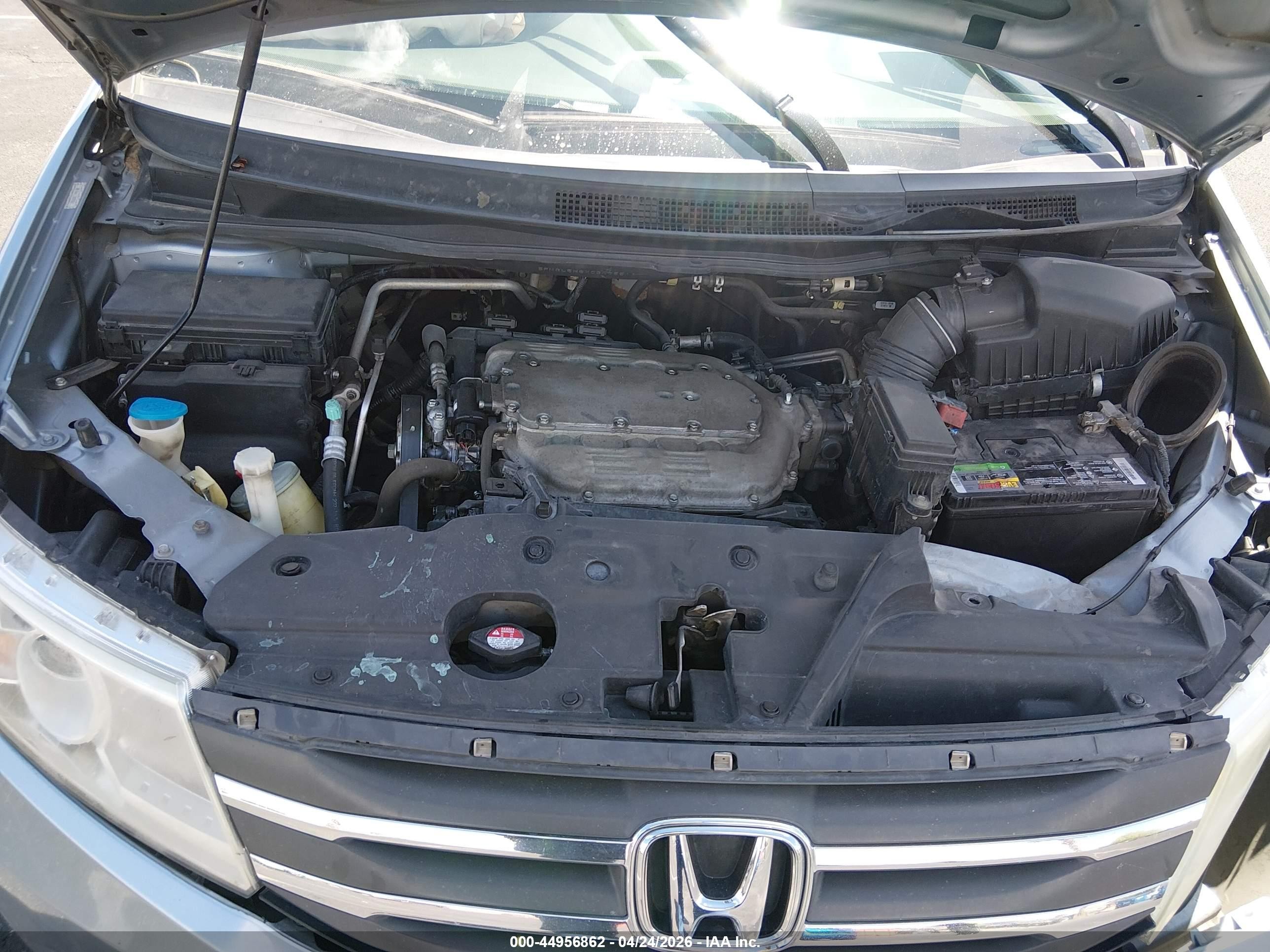 2012 Honda Odyssey Ex-l Blue vin: 5FNRL5H6XCB075511