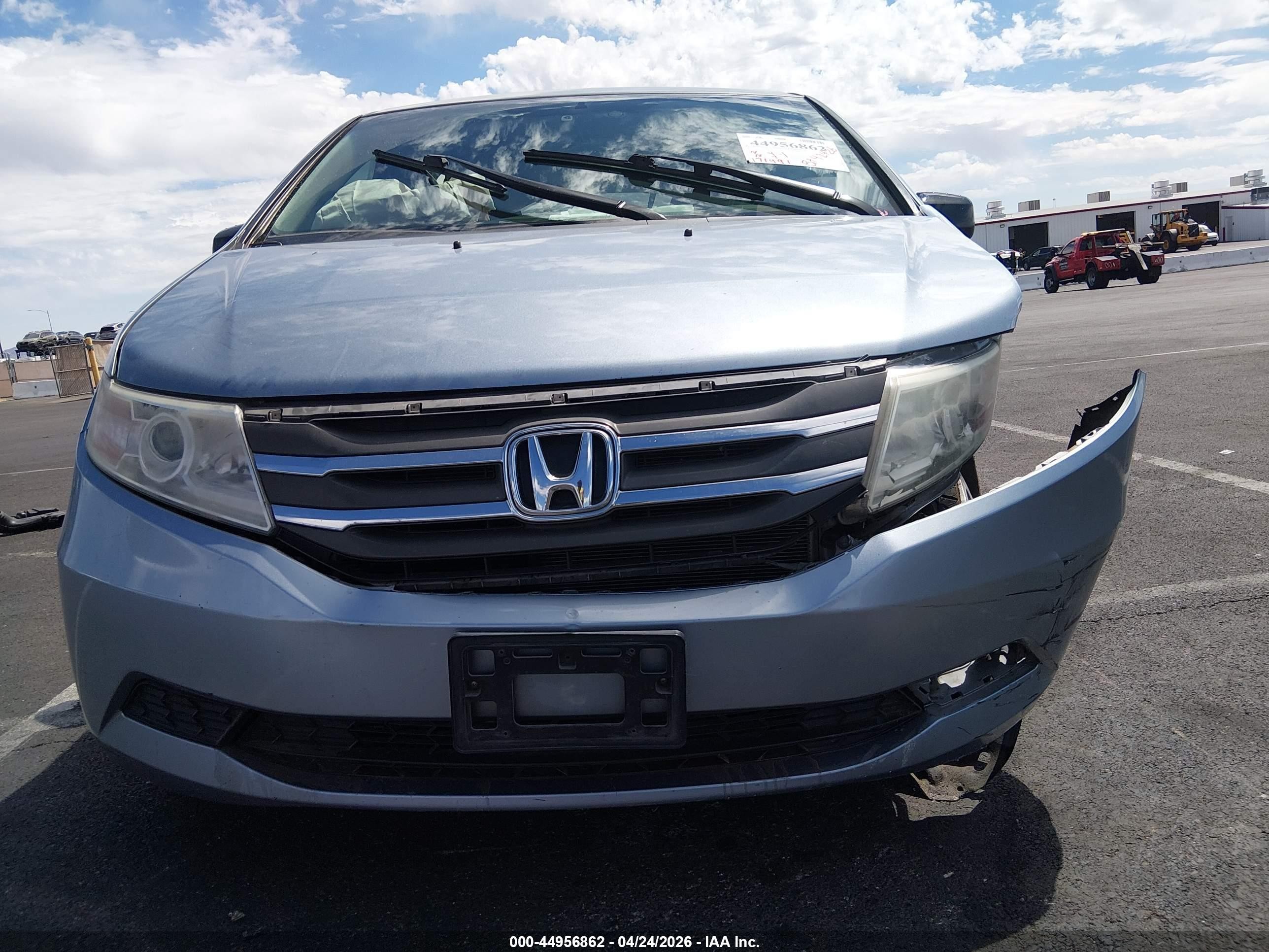 2012 Honda Odyssey Ex-l Blue vin: 5FNRL5H6XCB075511