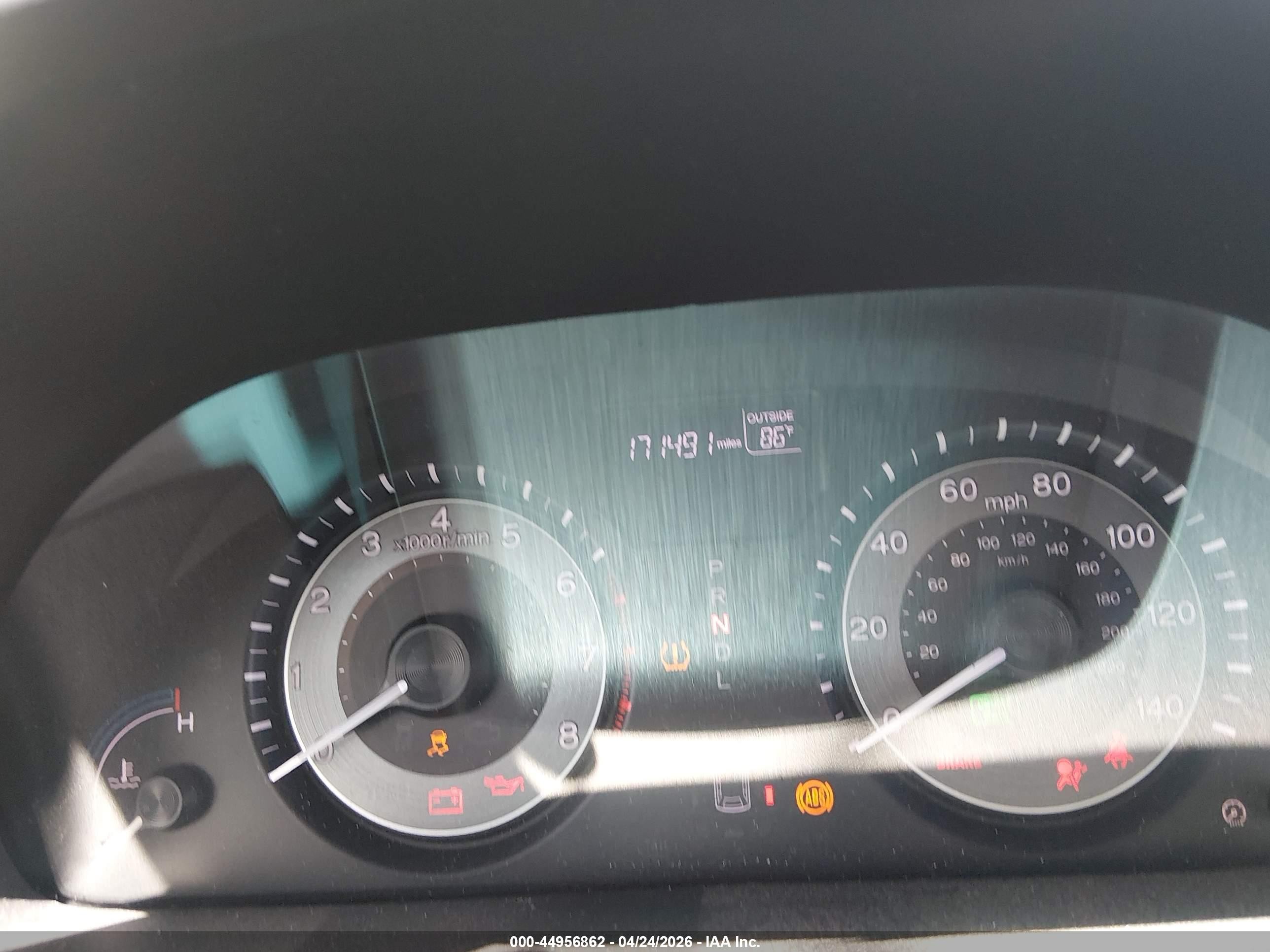 2012 Honda Odyssey Ex-l Blue vin: 5FNRL5H6XCB075511