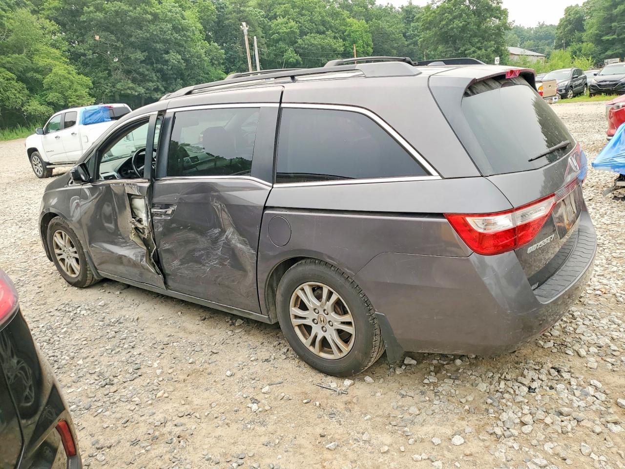 2012 Honda Odyssey Exl Gray vin: 5FNRL5H6XCB080109