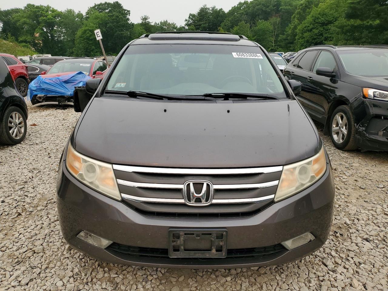 2012 Honda Odyssey Exl Gray vin: 5FNRL5H6XCB080109