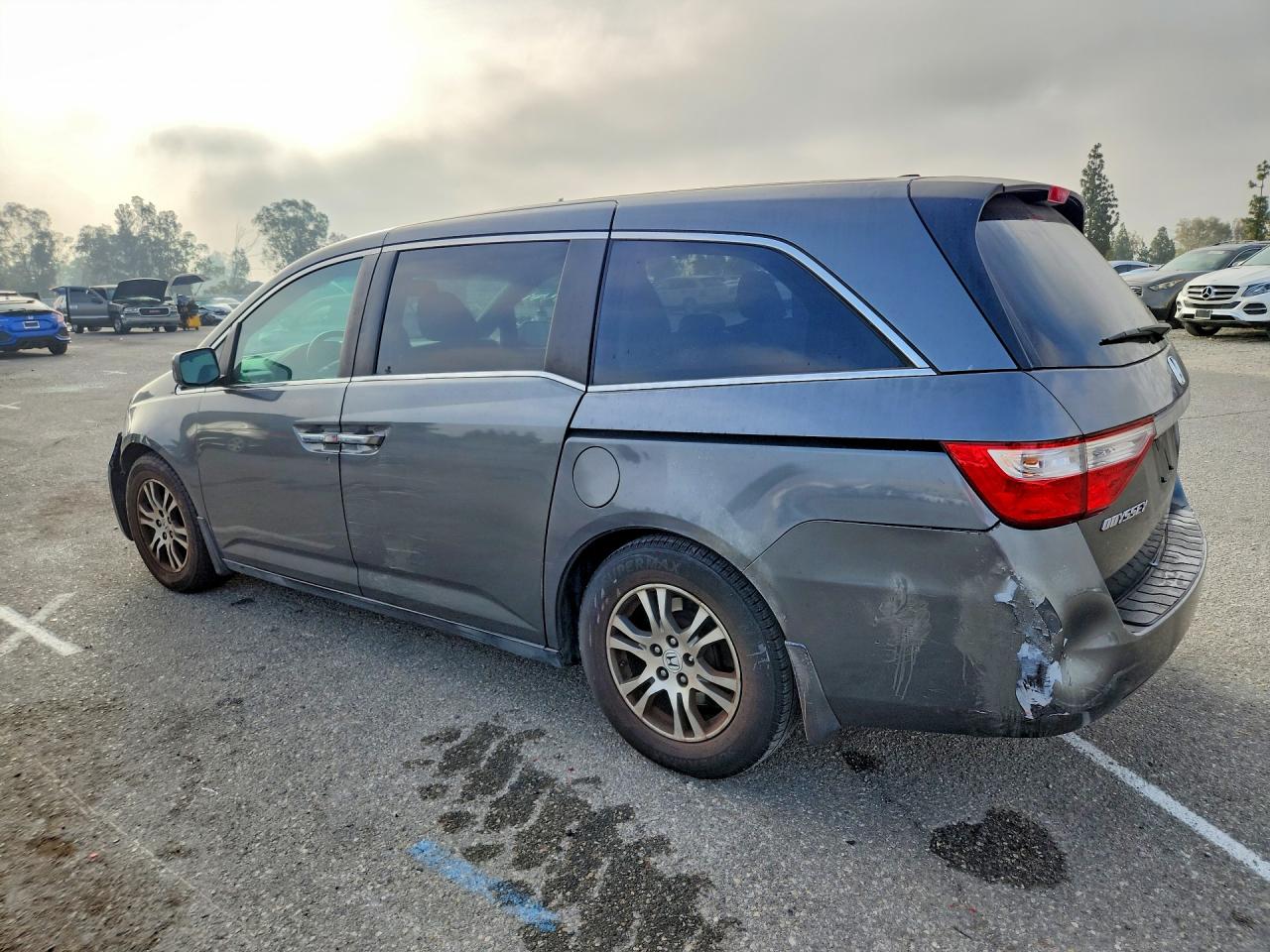 2012 Honda Odyssey Exl Gray vin: 5FNRL5H6XCB082569