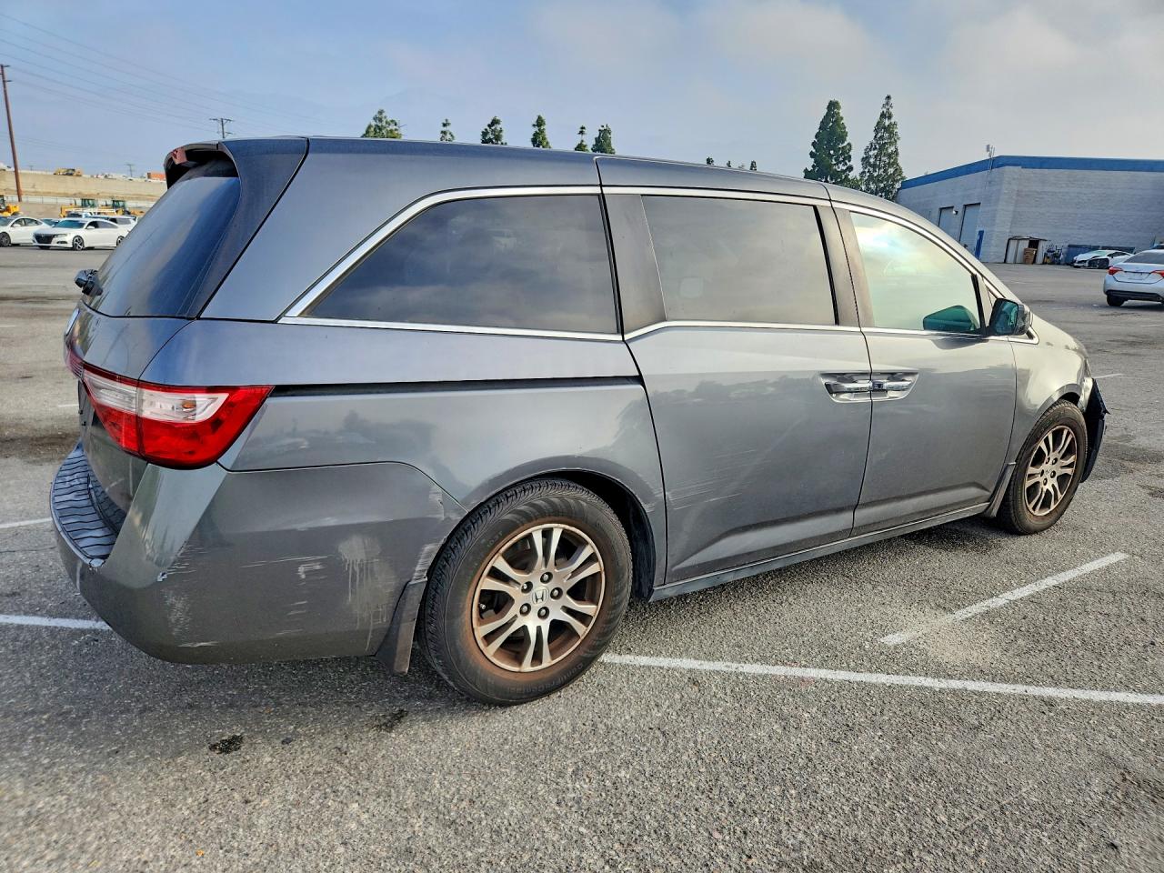 2012 Honda Odyssey Exl Gray vin: 5FNRL5H6XCB082569