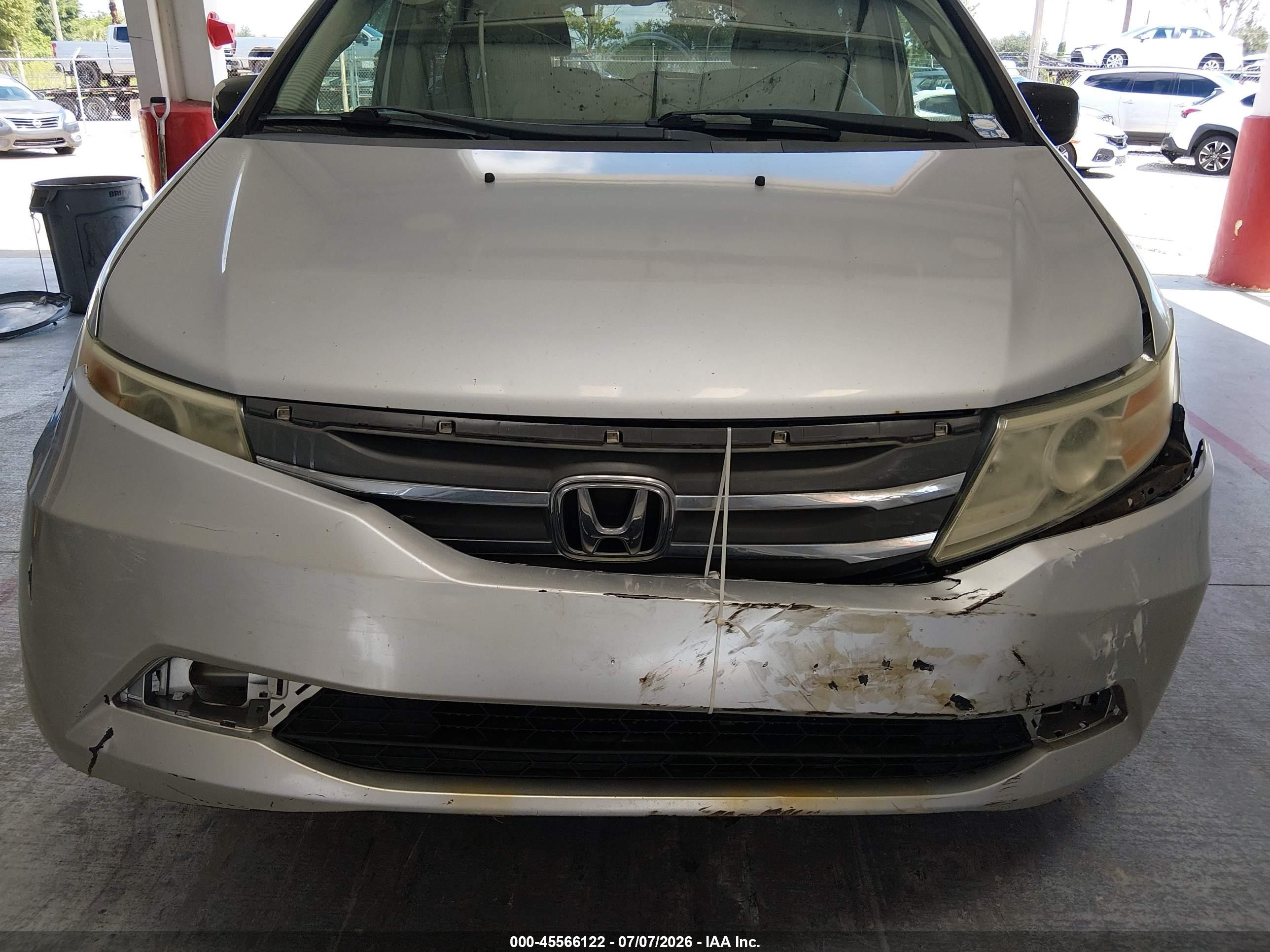 2012 Honda Odyssey Ex-l Silver vin: 5FNRL5H6XCB084533
