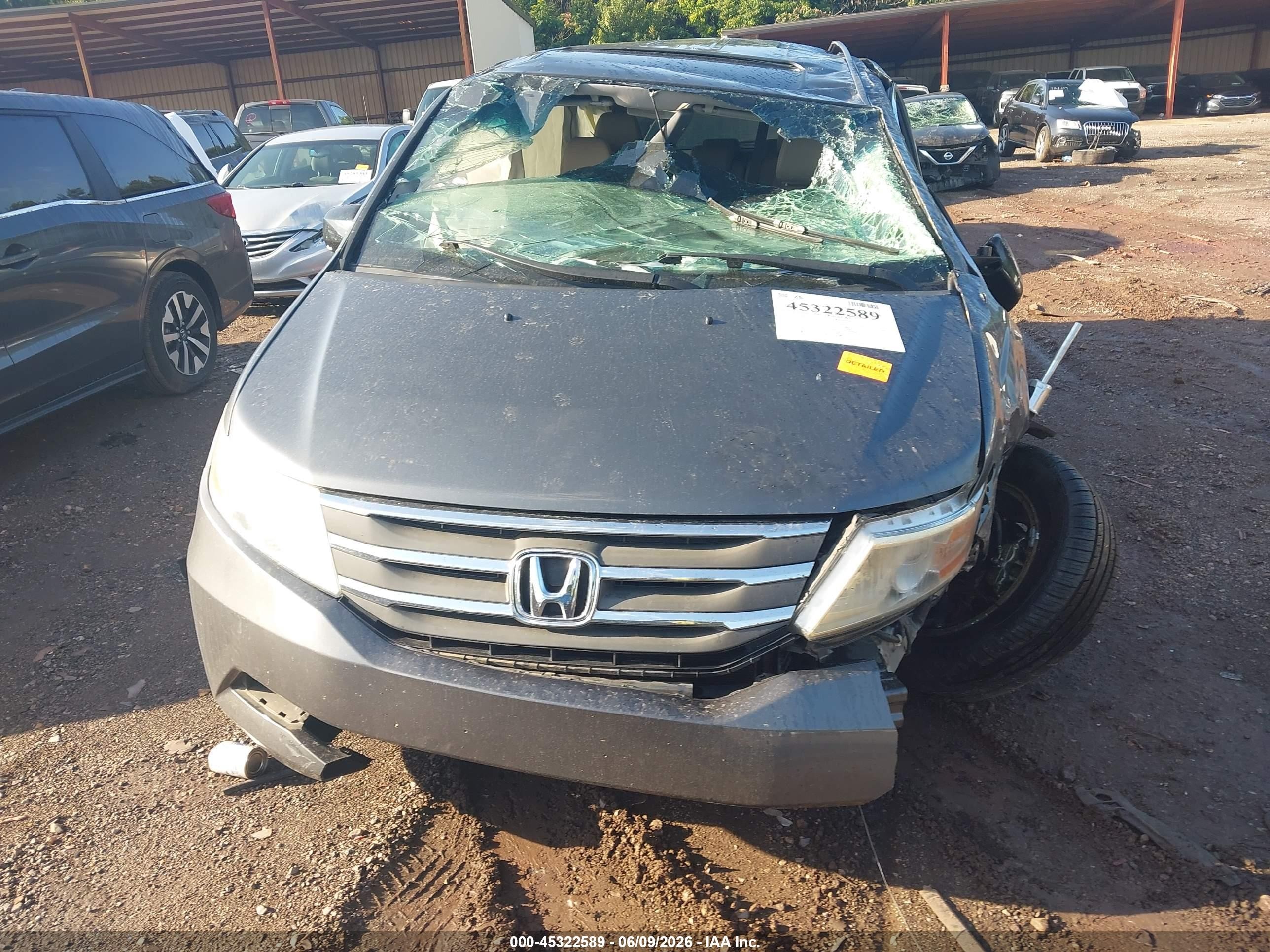 2012 Honda Odyssey Ex-l Black vin: 5FNRL5H6XCB087934
