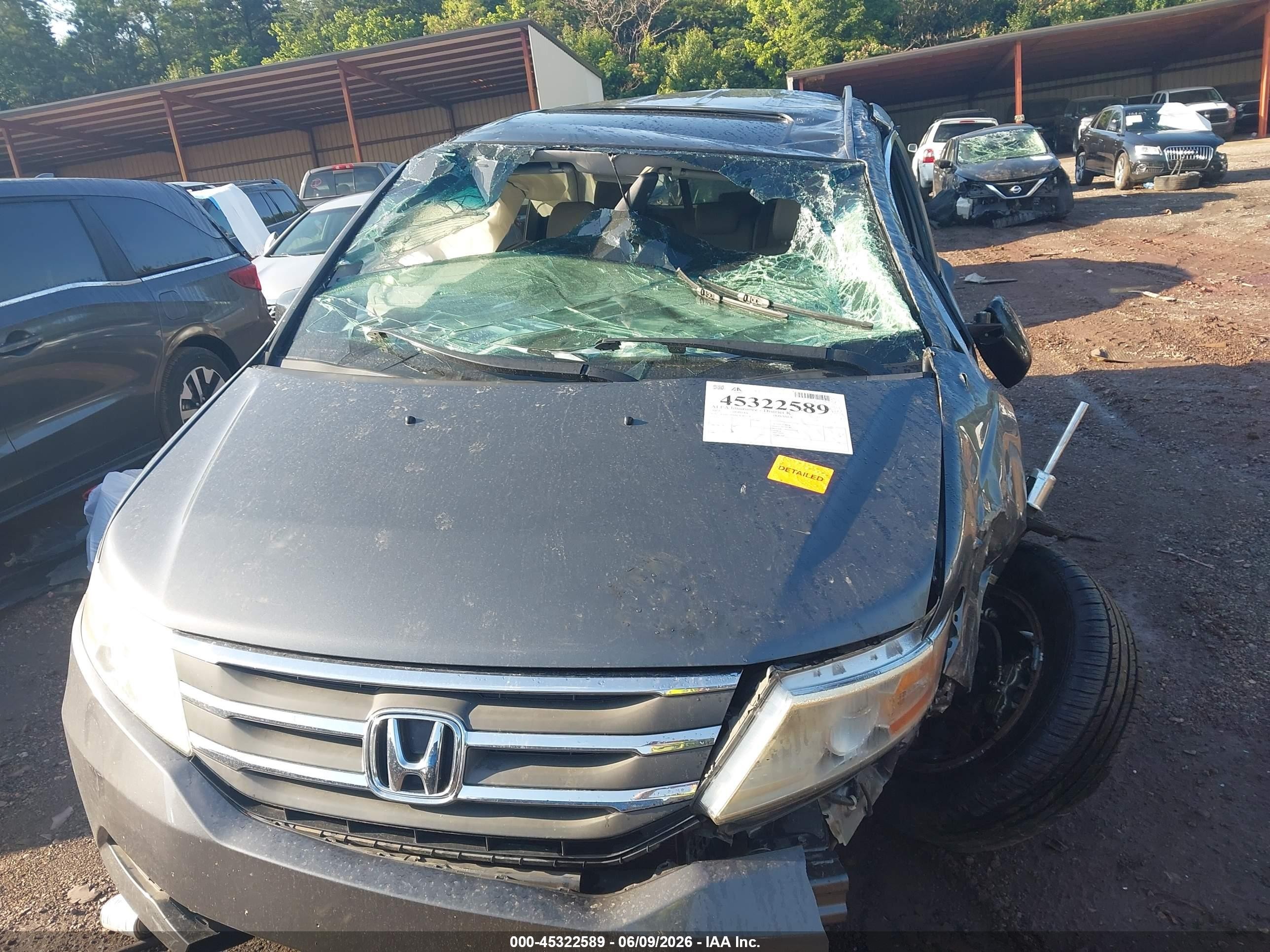 2012 Honda Odyssey Ex-l Black vin: 5FNRL5H6XCB087934