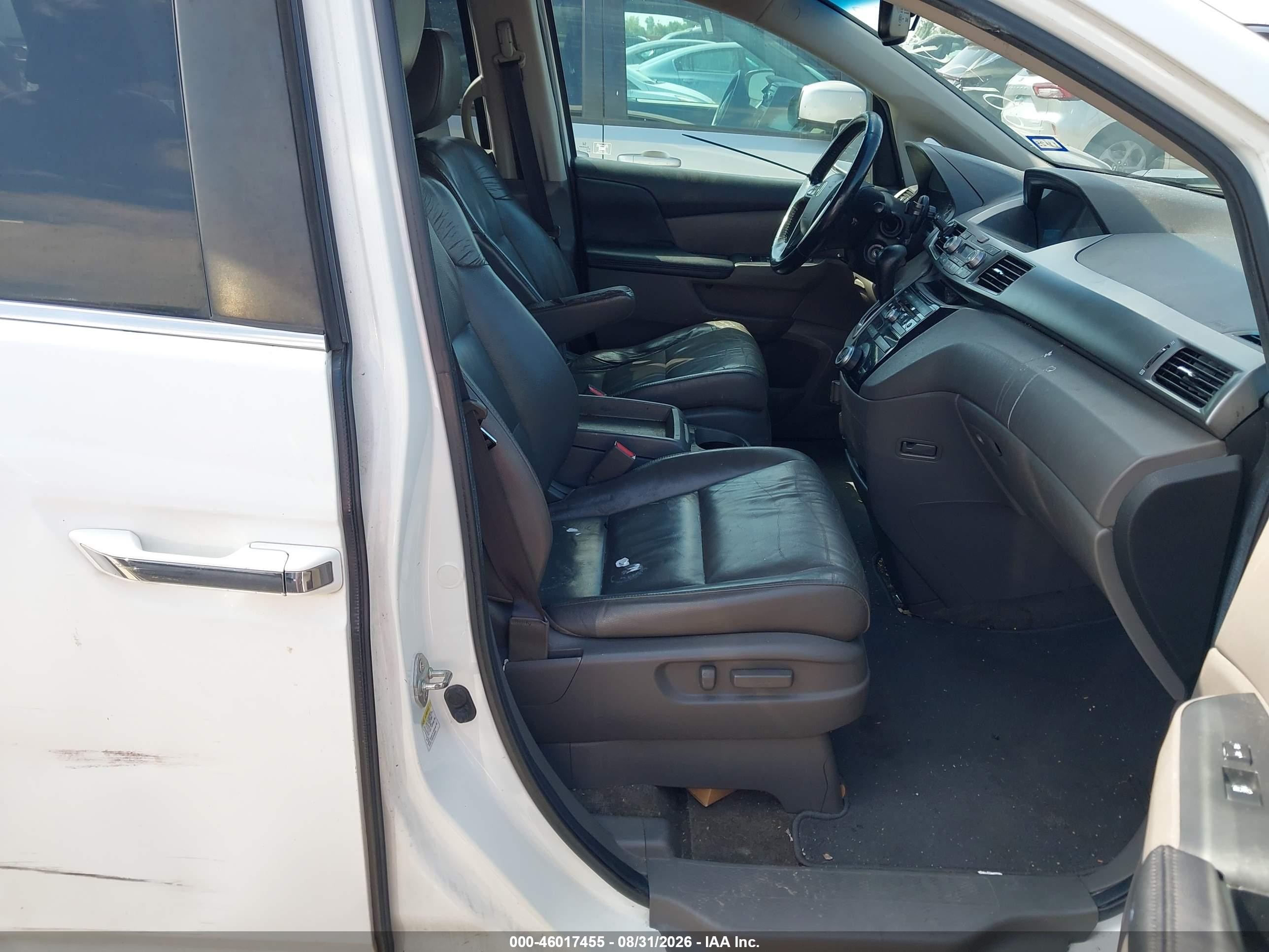 2012 Honda Odyssey Ex-l Белый vin: 5FNRL5H6XCB097380