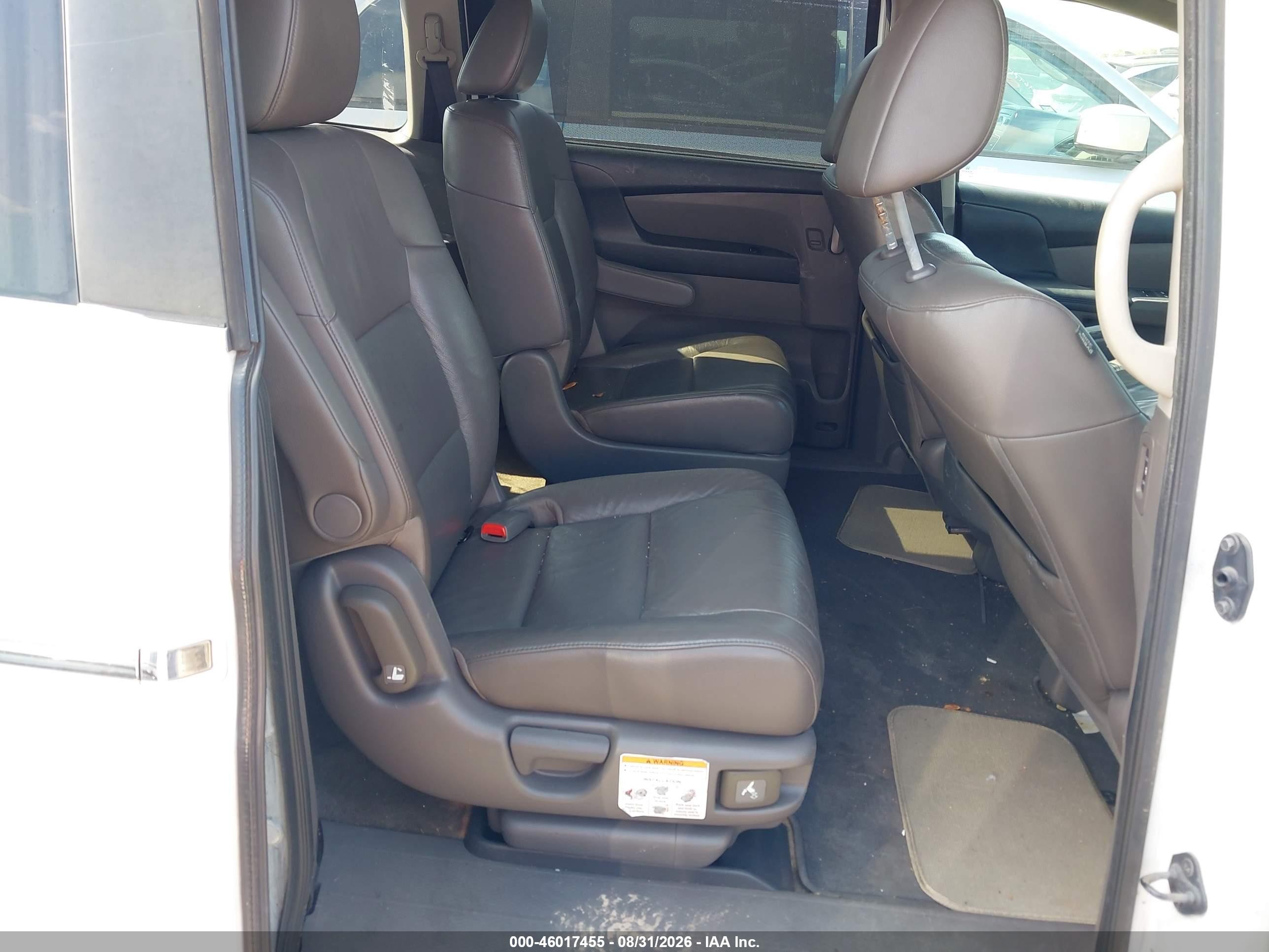 2012 Honda Odyssey Ex-l Белый vin: 5FNRL5H6XCB097380