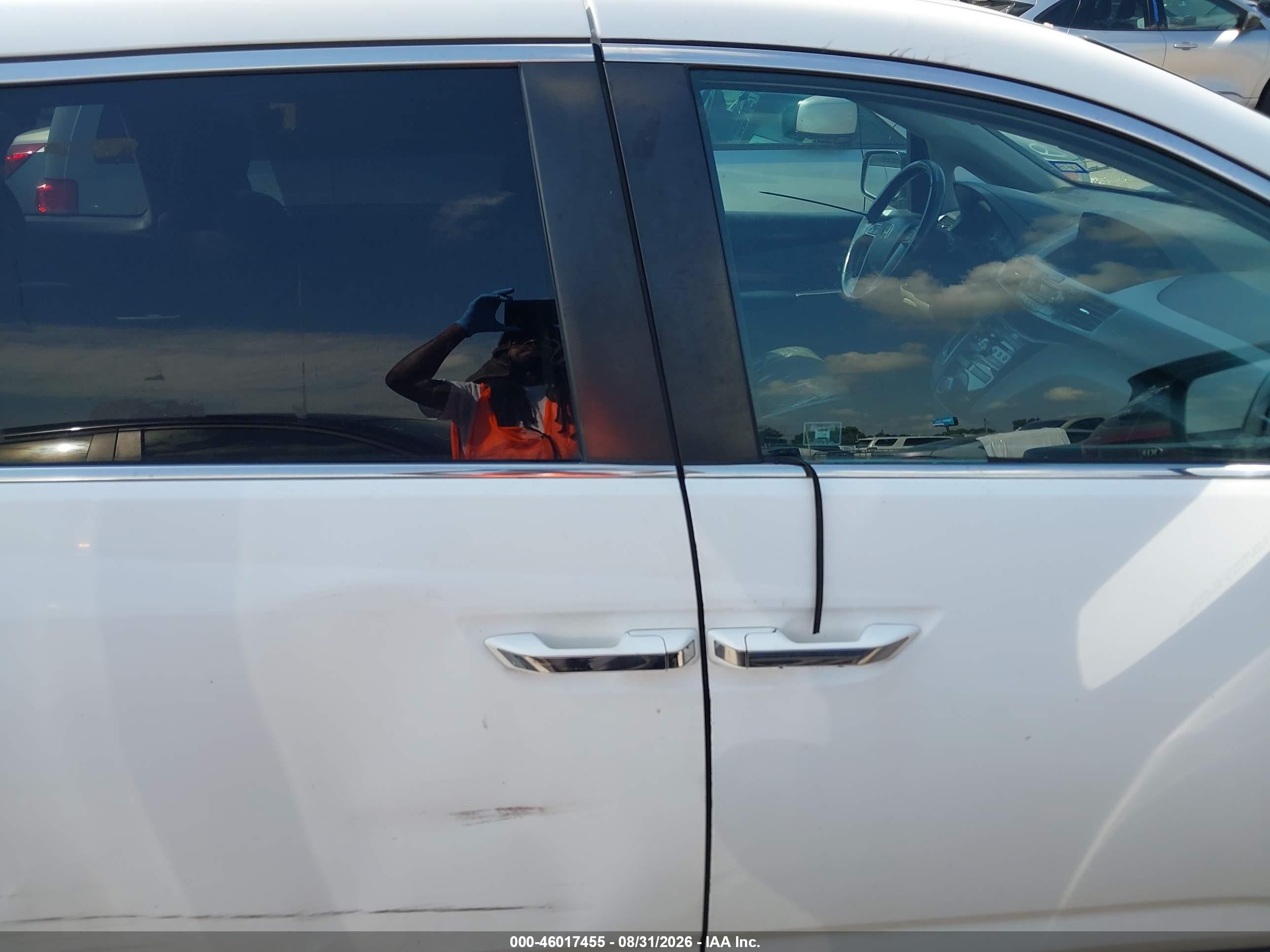 2012 Honda Odyssey Ex-l Белый vin: 5FNRL5H6XCB097380