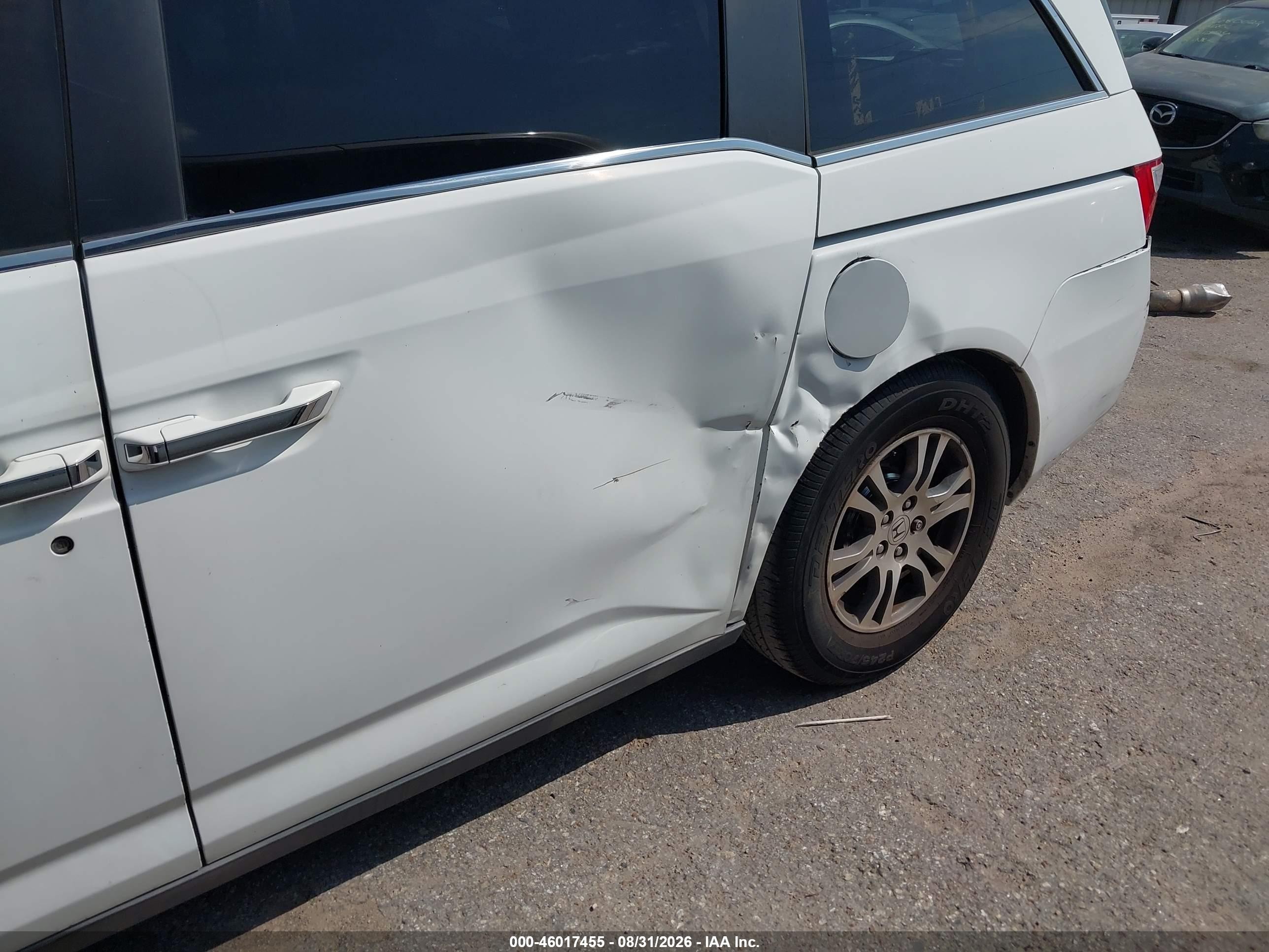 2012 Honda Odyssey Ex-l Белый vin: 5FNRL5H6XCB097380