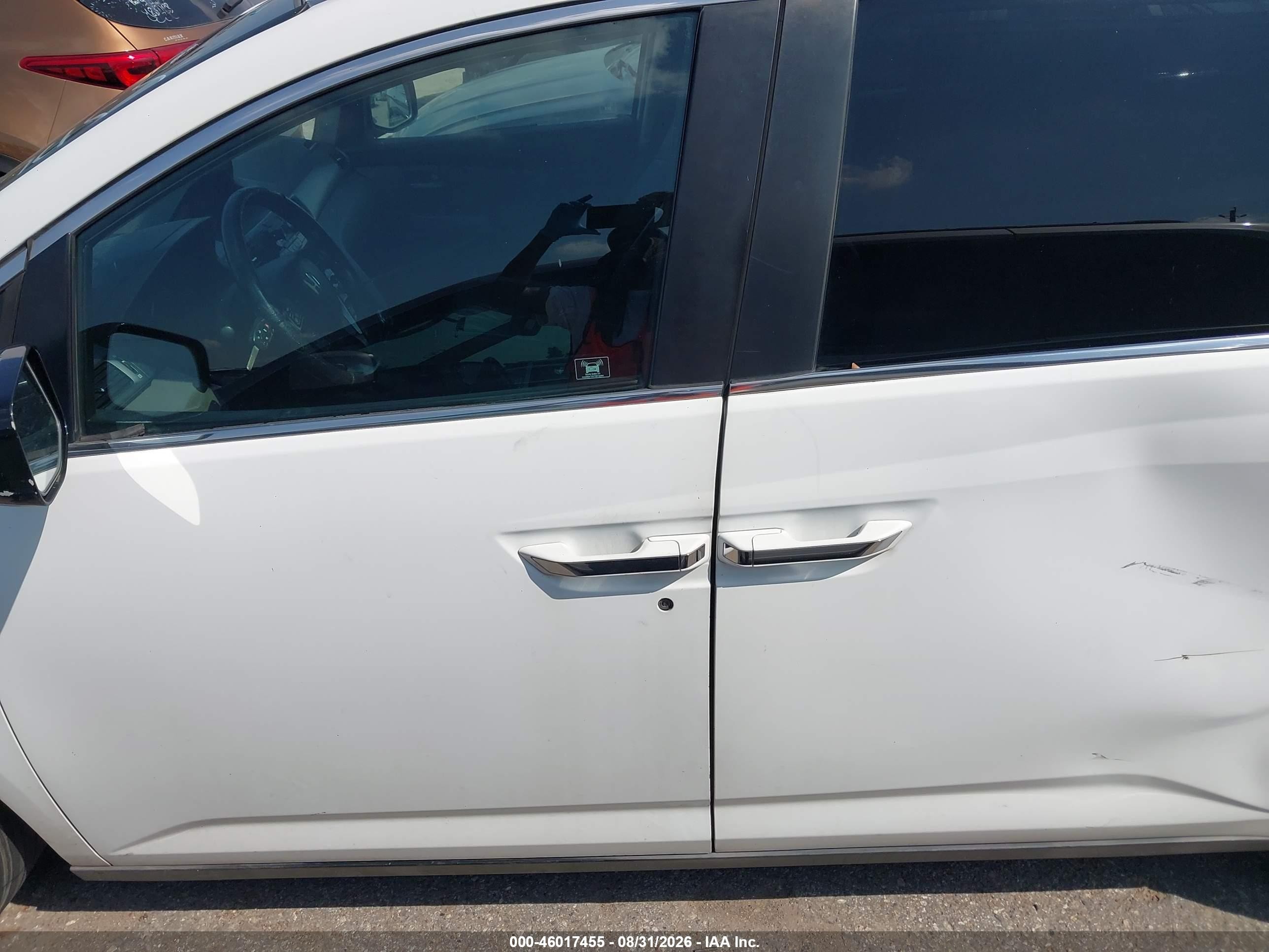 2012 Honda Odyssey Ex-l Белый vin: 5FNRL5H6XCB097380