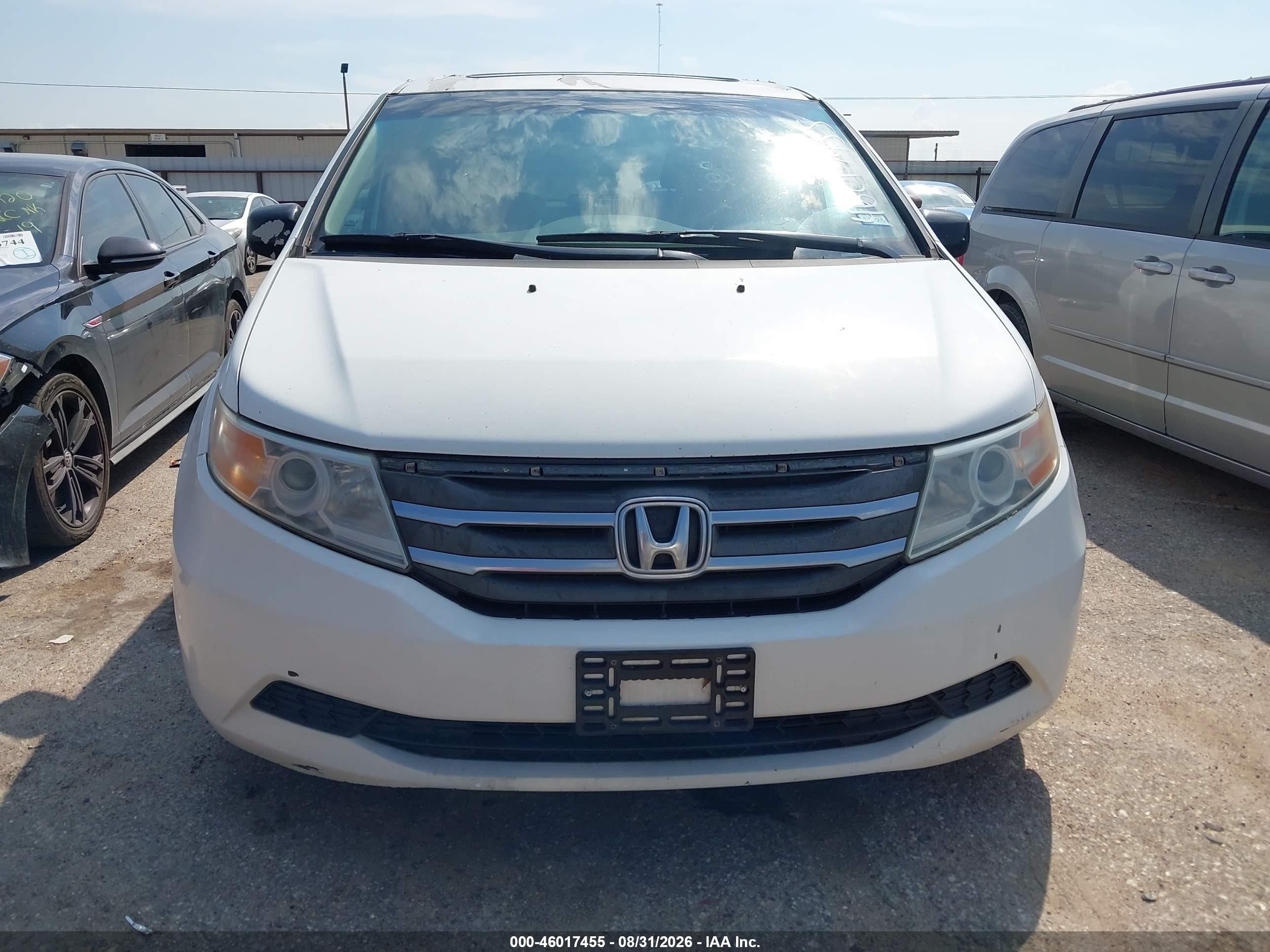 2012 Honda Odyssey Ex-l Белый vin: 5FNRL5H6XCB097380