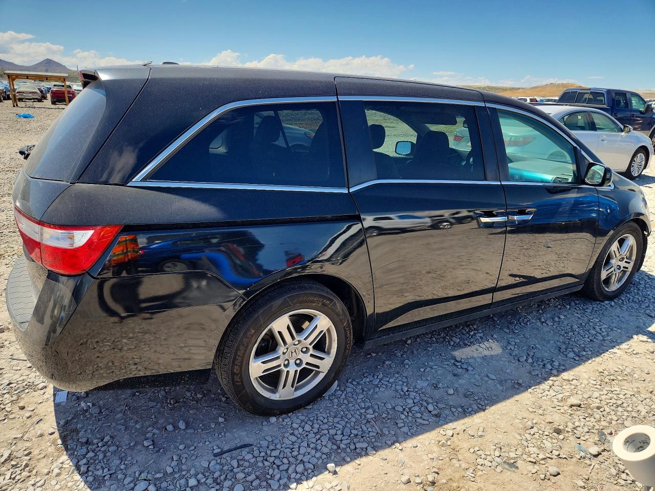 2012 Honda Odyssey Exl Black vin: 5FNRL5H6XCB104036