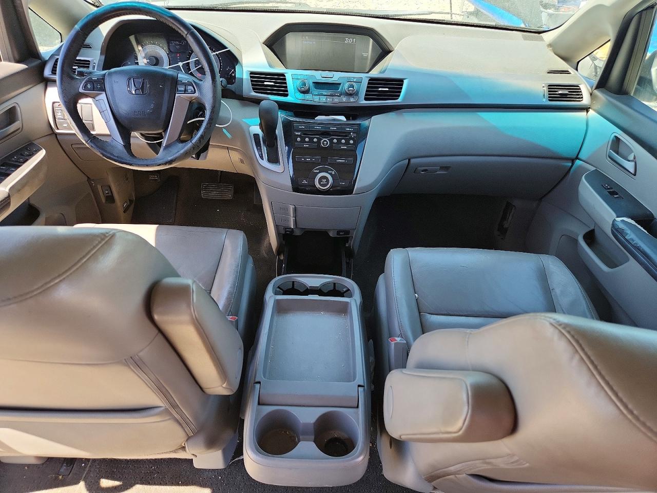 2012 Honda Odyssey Exl Black vin: 5FNRL5H6XCB104036