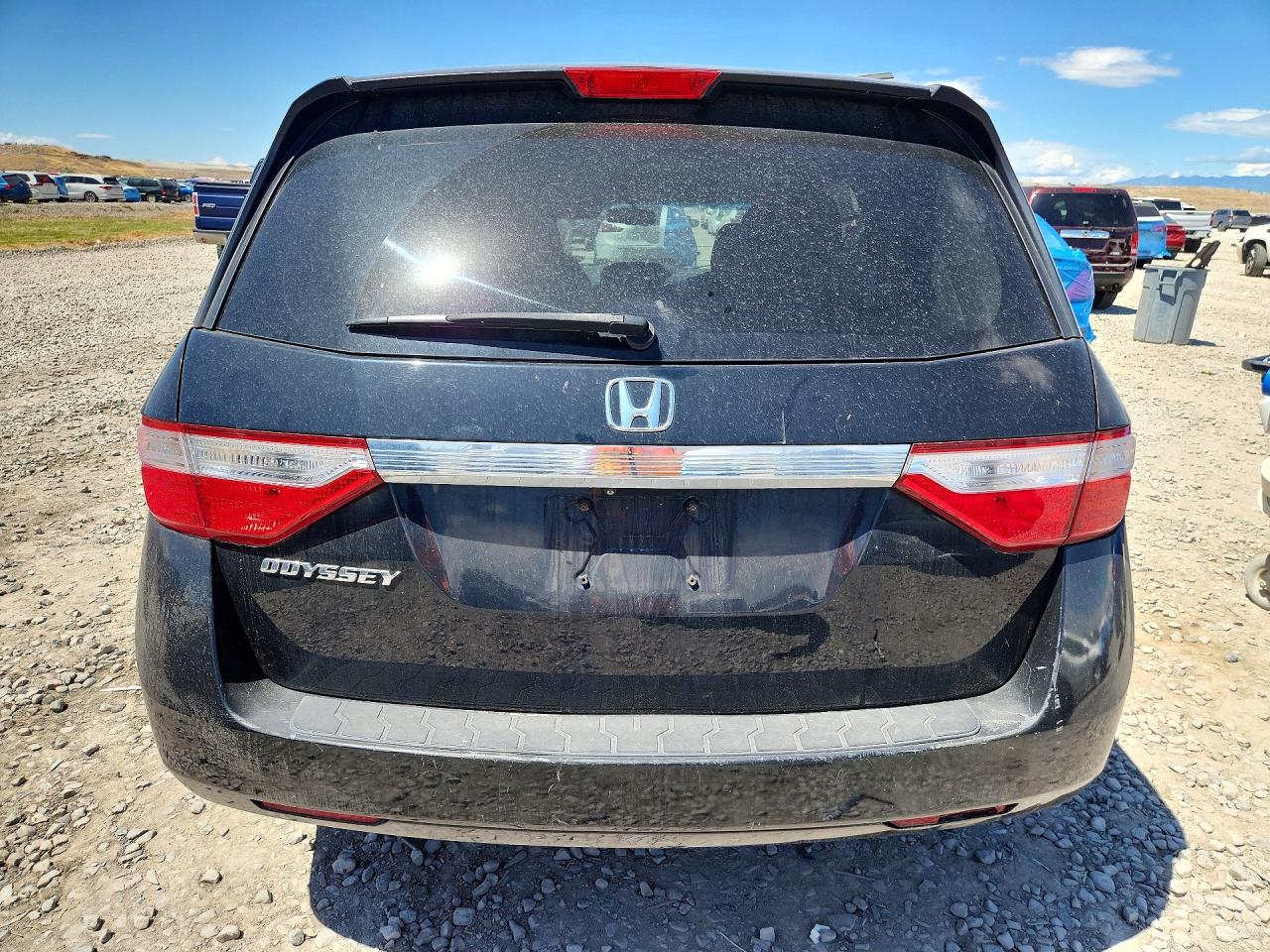 2012 Honda Odyssey Exl Black vin: 5FNRL5H6XCB104036