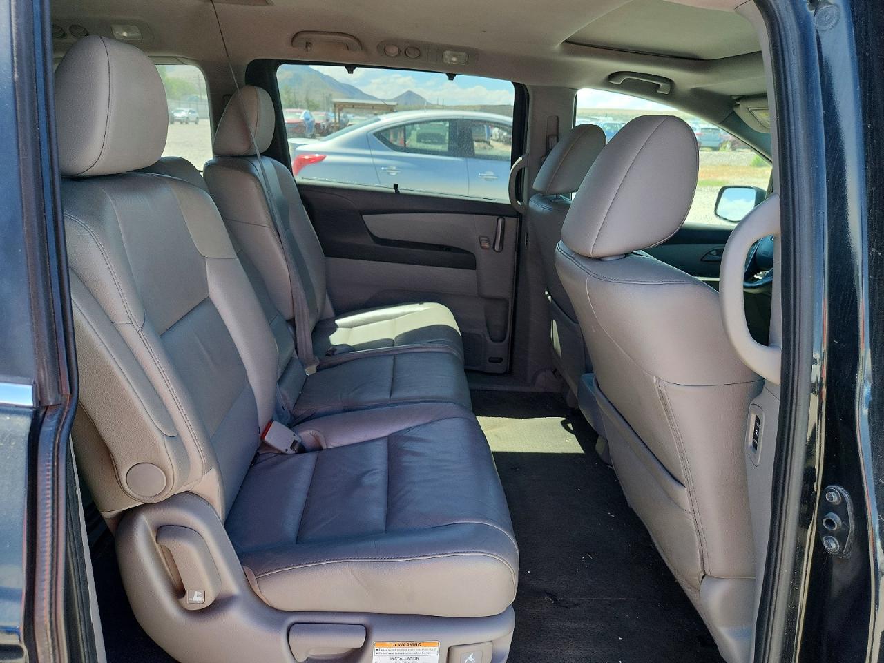 2012 Honda Odyssey Exl Black vin: 5FNRL5H6XCB104036
