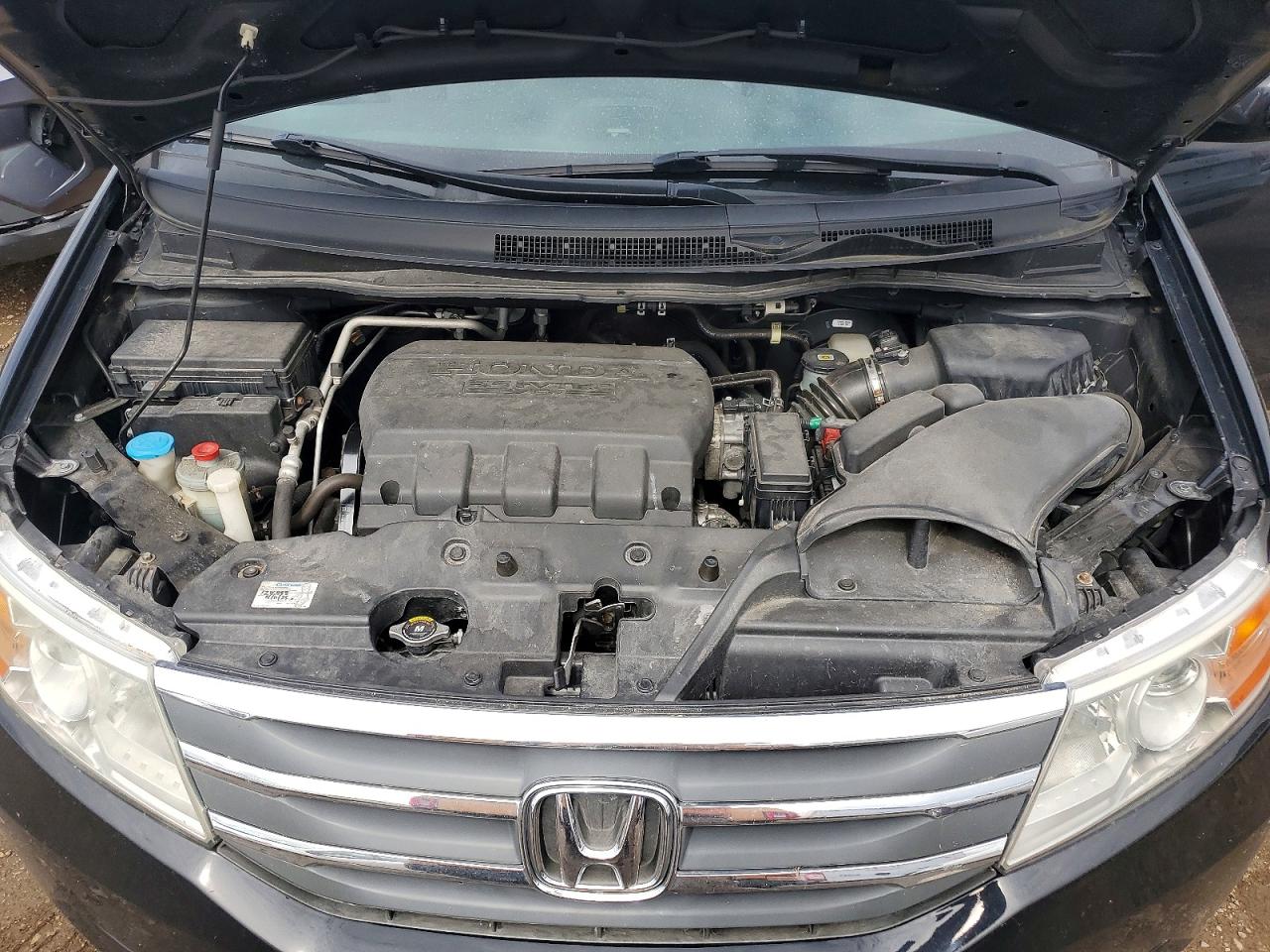 2012 Honda Odyssey Exl Black vin: 5FNRL5H6XCB104215