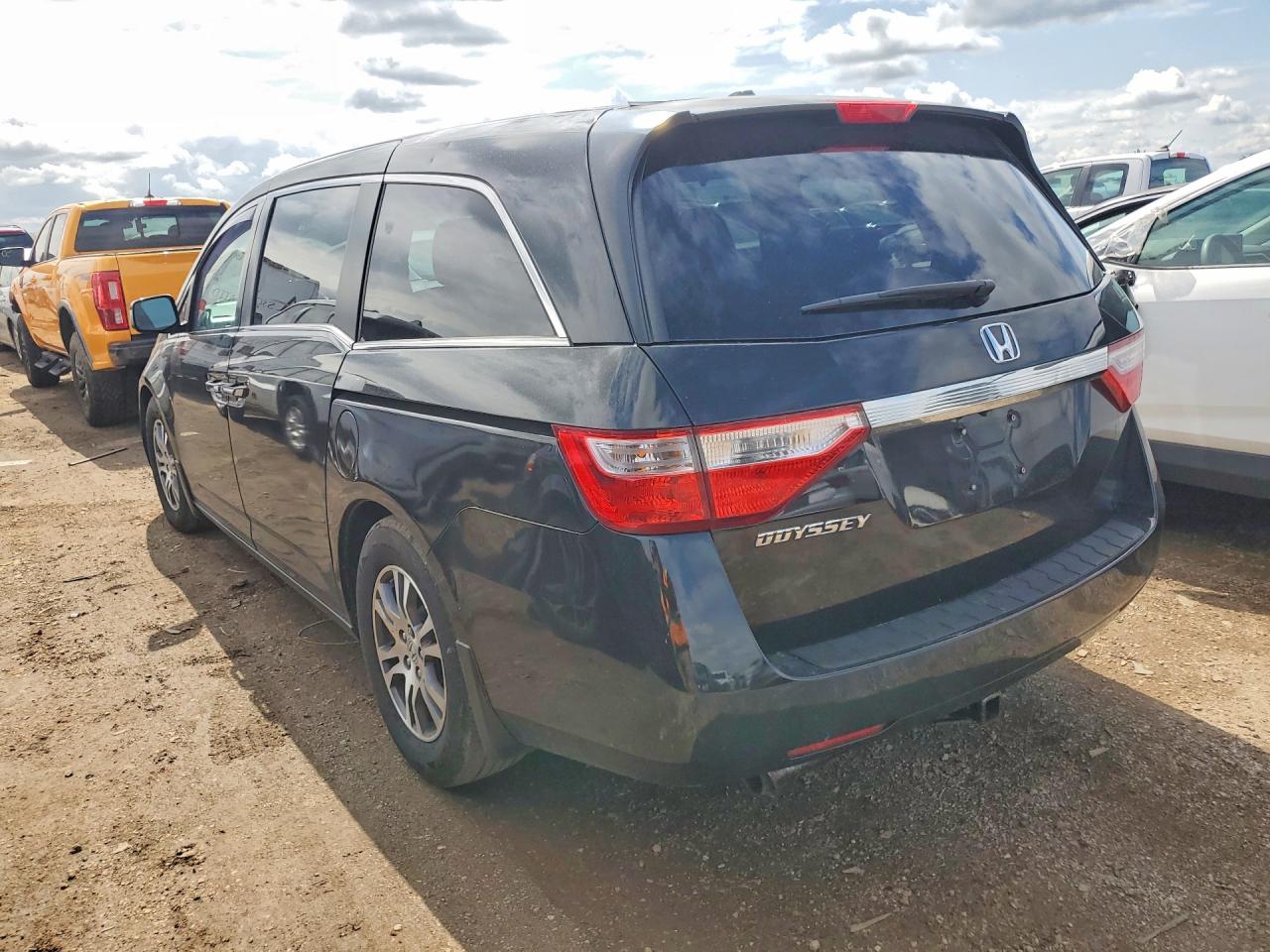 2012 Honda Odyssey Exl Black vin: 5FNRL5H6XCB104215