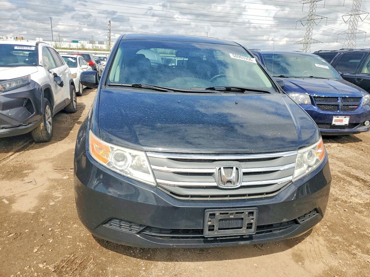 2012 Honda Odyssey Exl Black vin: 5FNRL5H6XCB104215