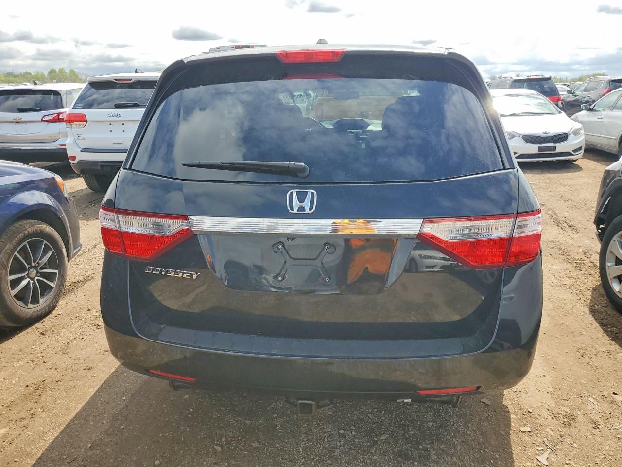 2012 Honda Odyssey Exl Black vin: 5FNRL5H6XCB104215