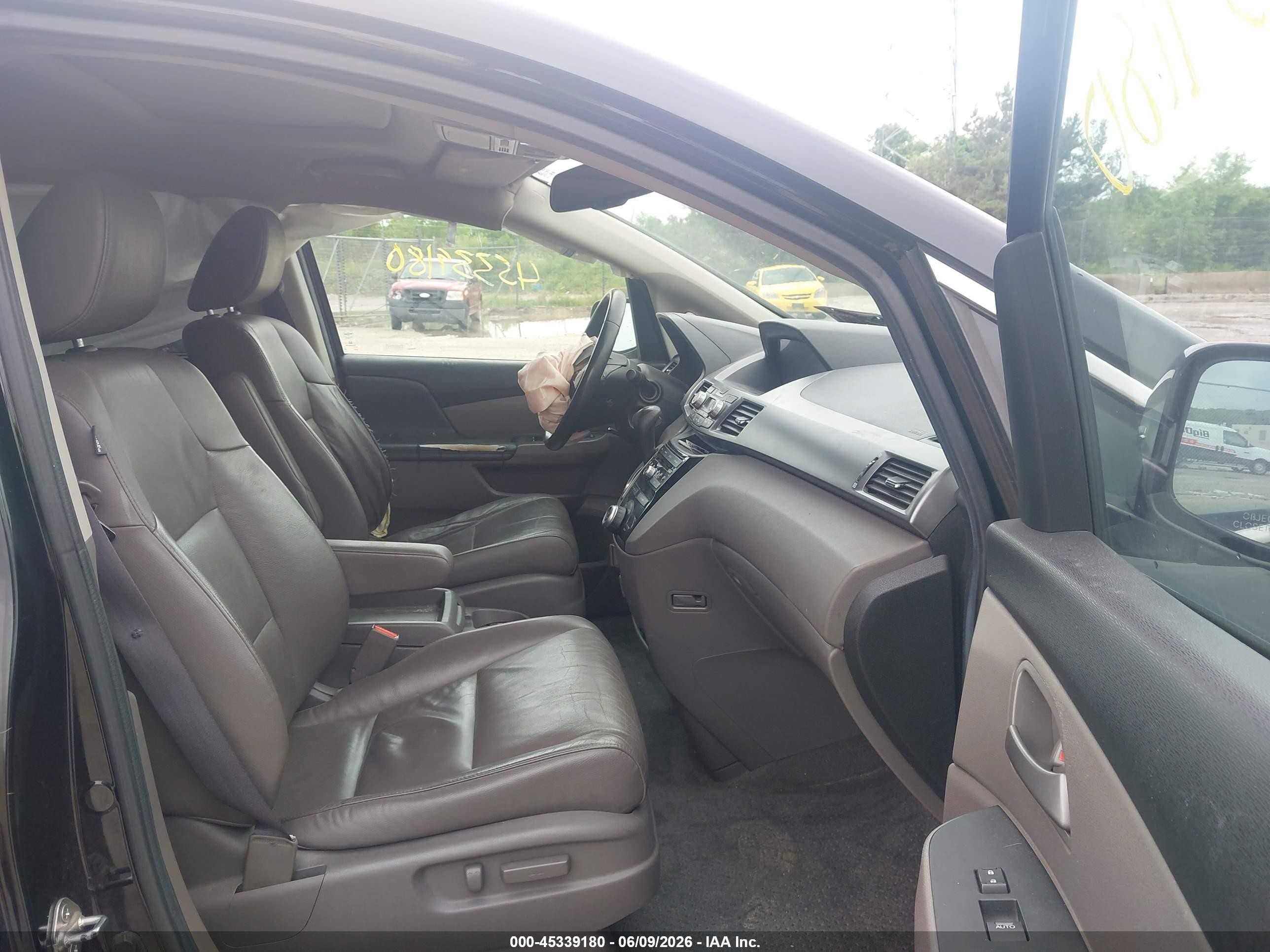 2012 Honda Odyssey Ex-l Black vin: 5FNRL5H6XCB104280