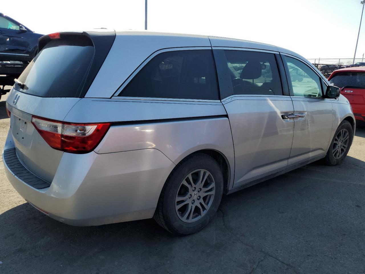 2012 Honda Odyssey Exl Silver vin: 5FNRL5H6XCB110774