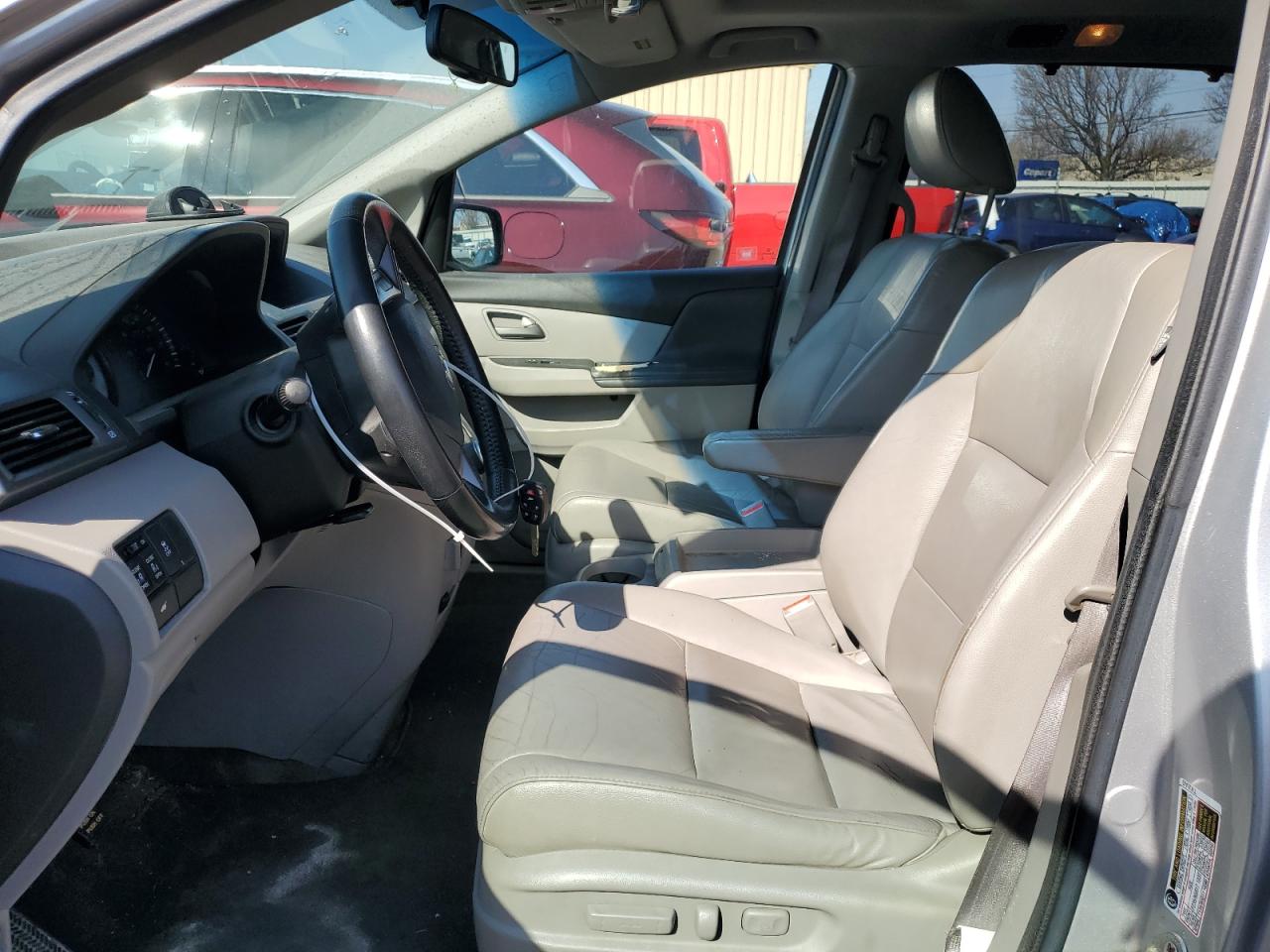 2012 Honda Odyssey Exl Silver vin: 5FNRL5H6XCB110774
