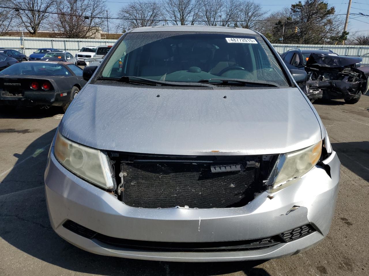 2012 Honda Odyssey Exl Silver vin: 5FNRL5H6XCB110774