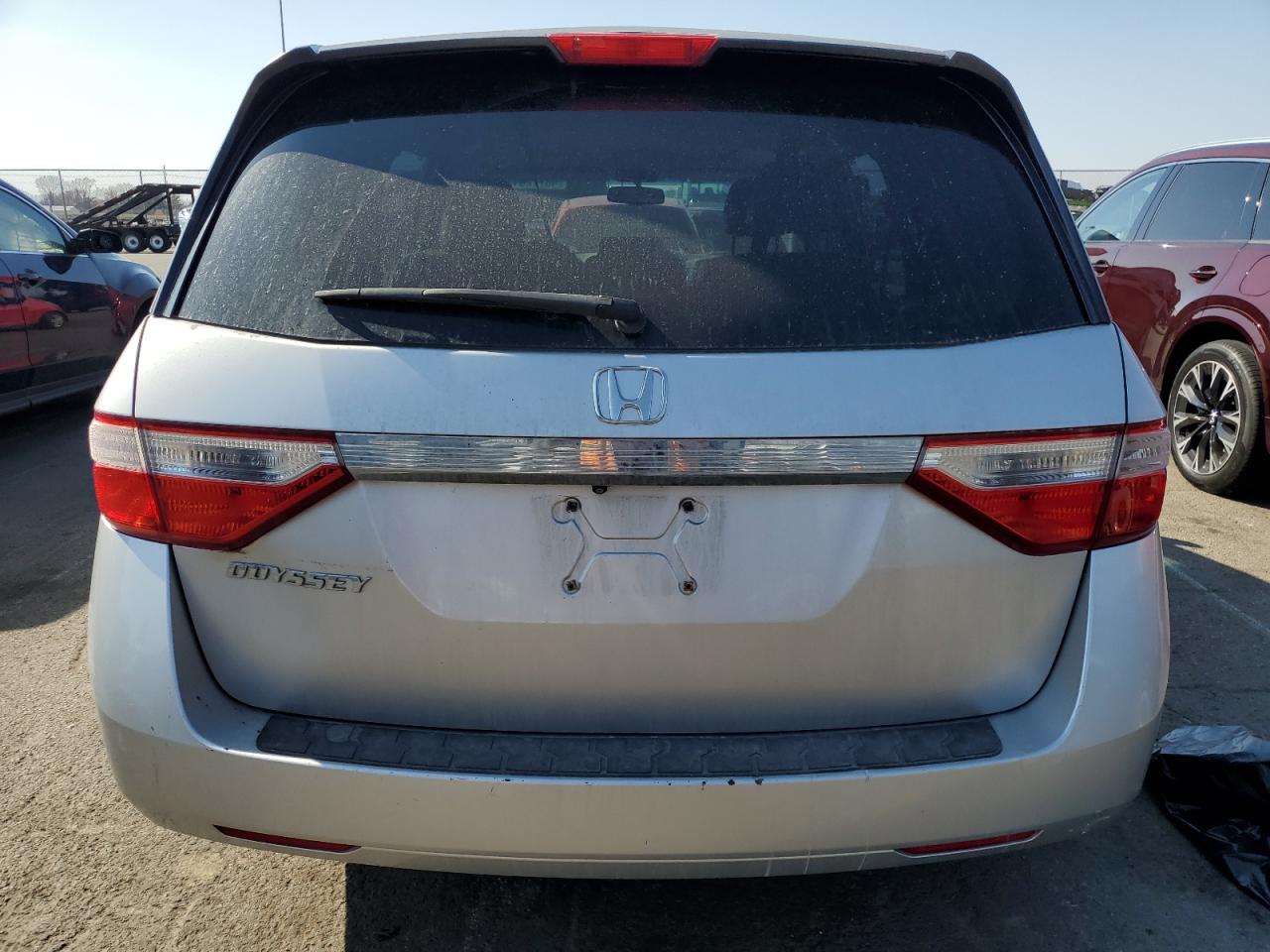 2012 Honda Odyssey Exl Silver vin: 5FNRL5H6XCB110774
